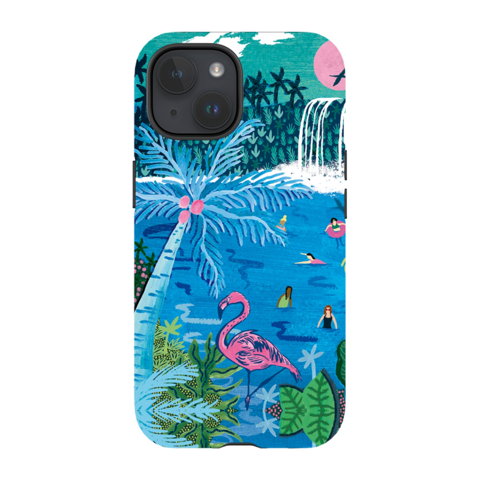 iPhone Tough Case - Palm Pool III By Emma Frances Grant