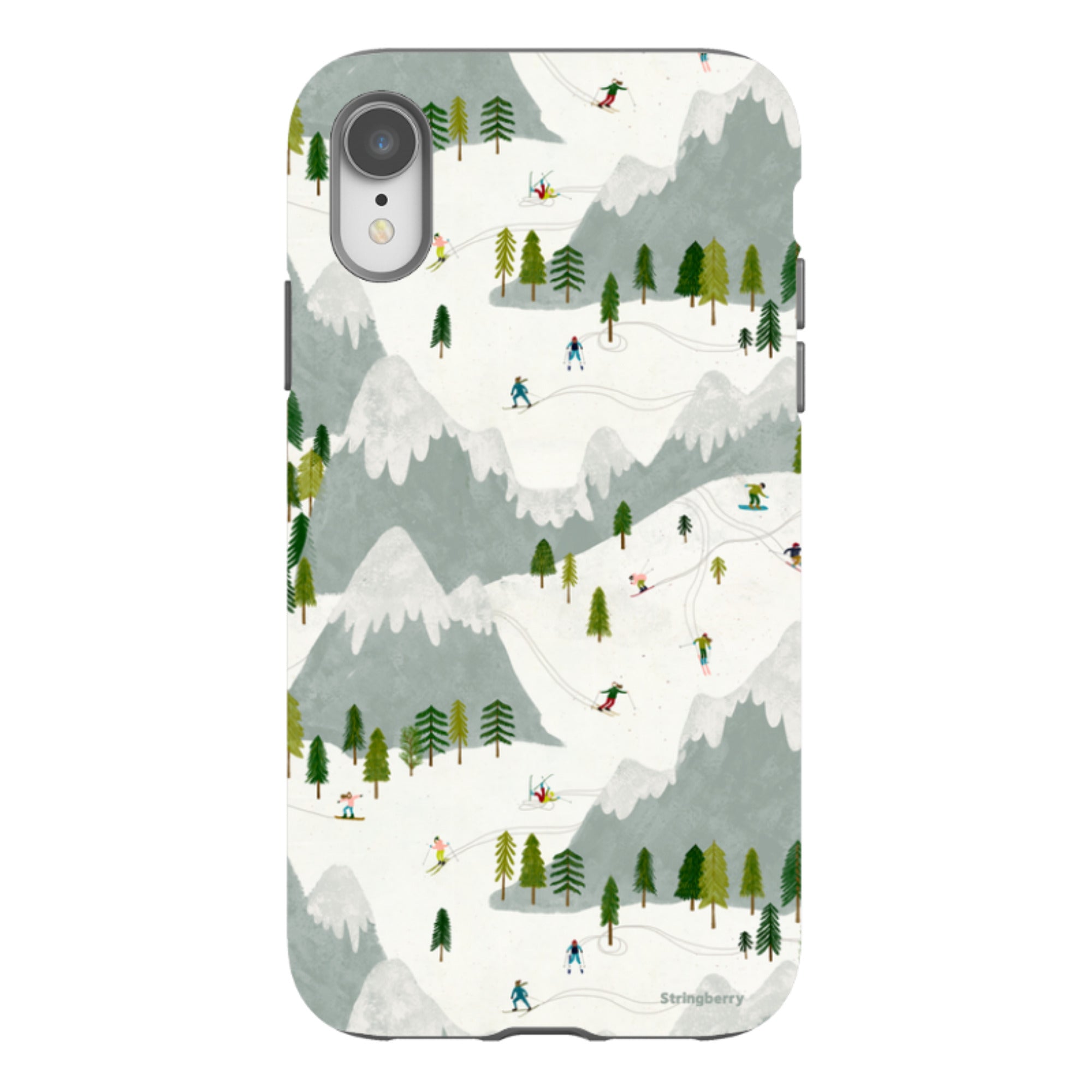 iPhone Tough Case - Winter Landscape I By Katherine Quinn