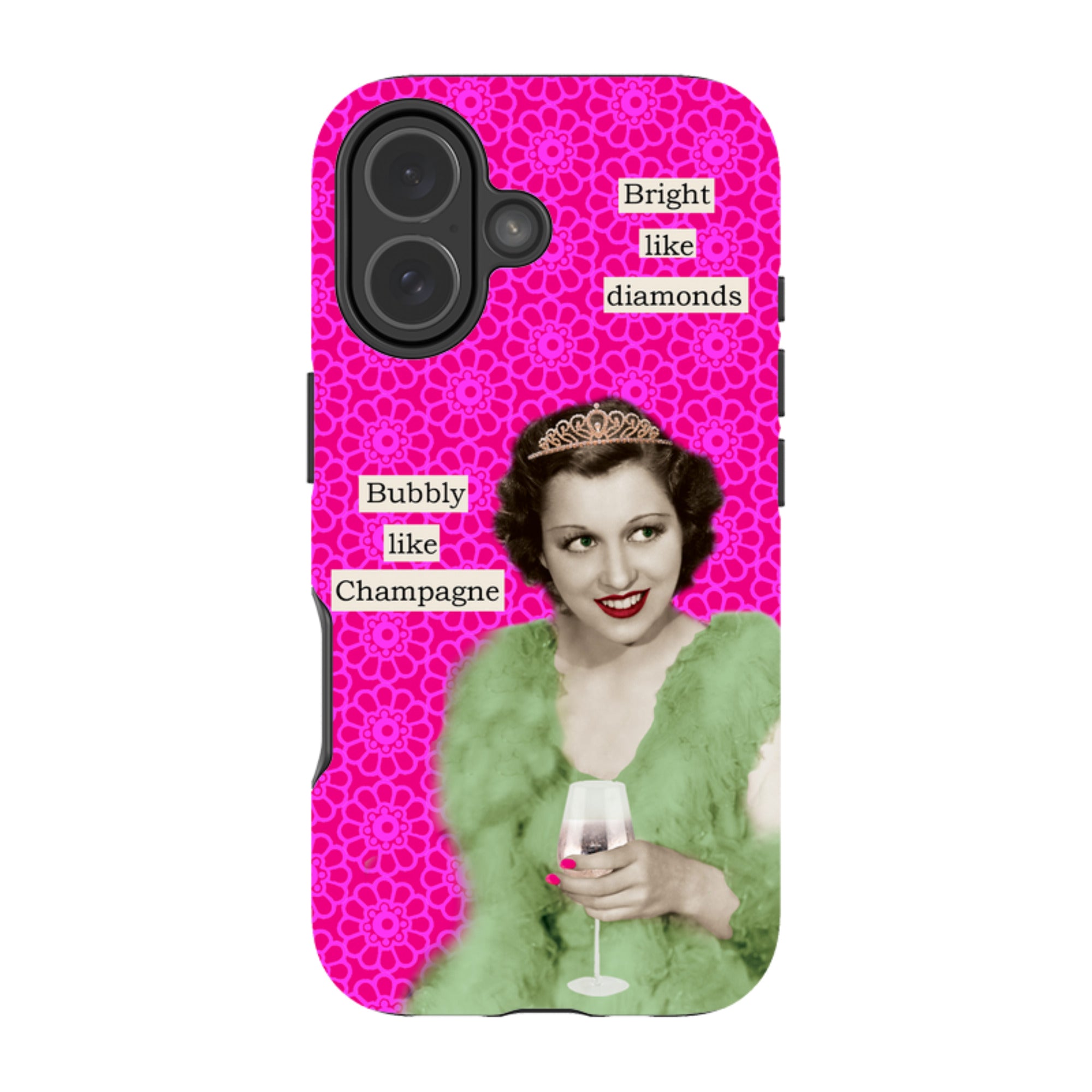 iPhone Tough Case - Bright Like Diamonds By Clare Jordan