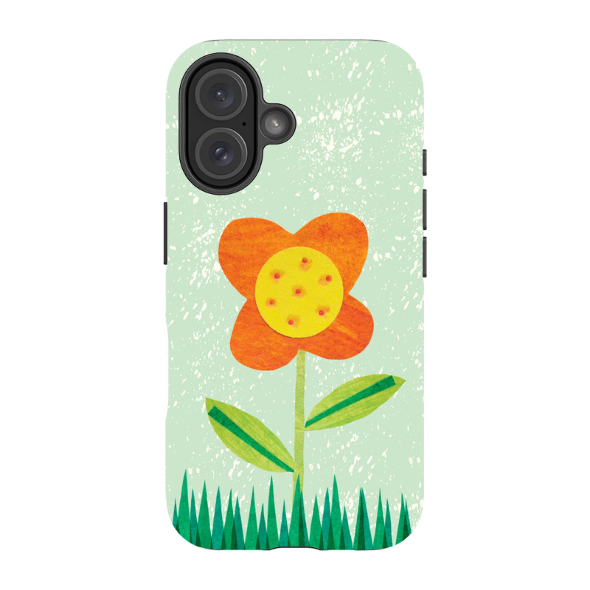 iPhone Tough Case - Orange Flower By Tracey English