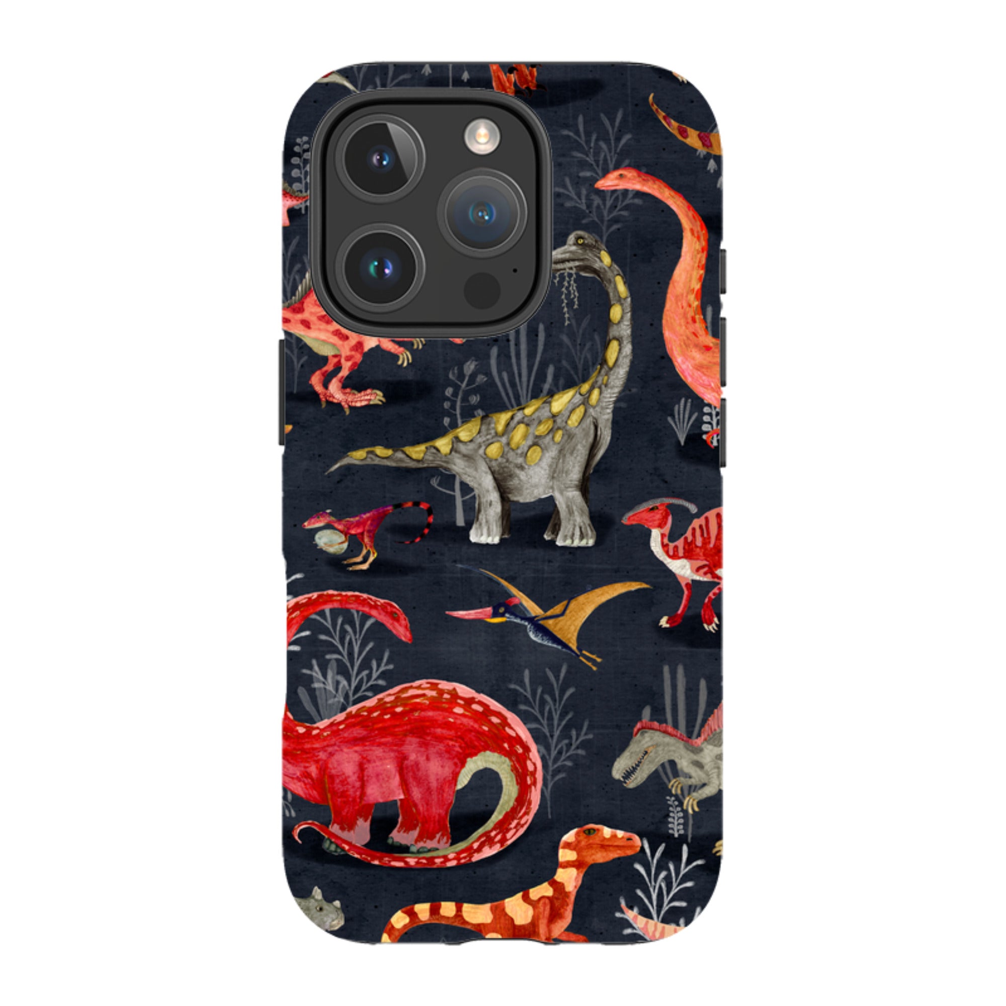 iPhone Tough Case - Parisian Dinosaurs By Katherine Quinn