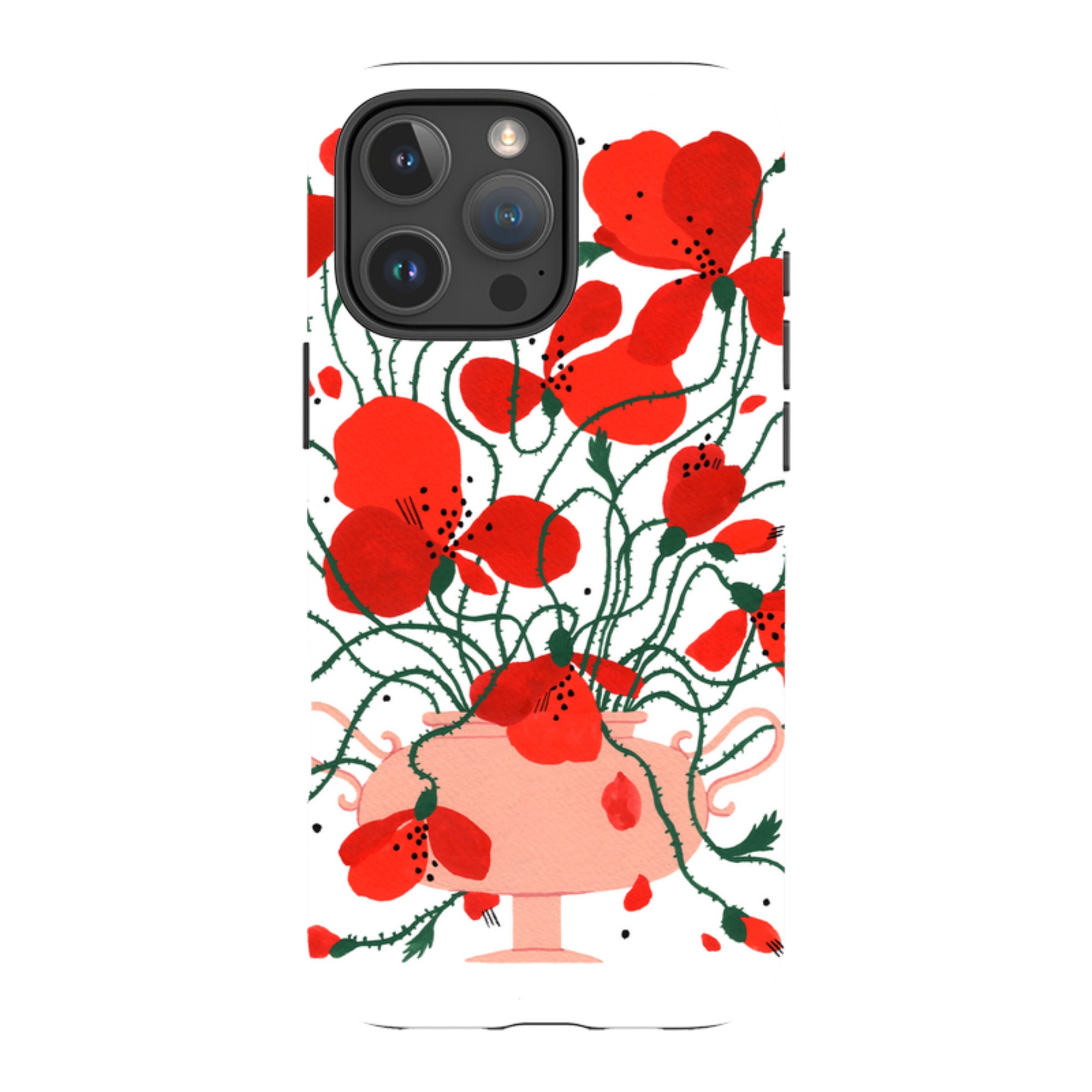 iPhone Tough Case - Poppies By Madalina Andronic