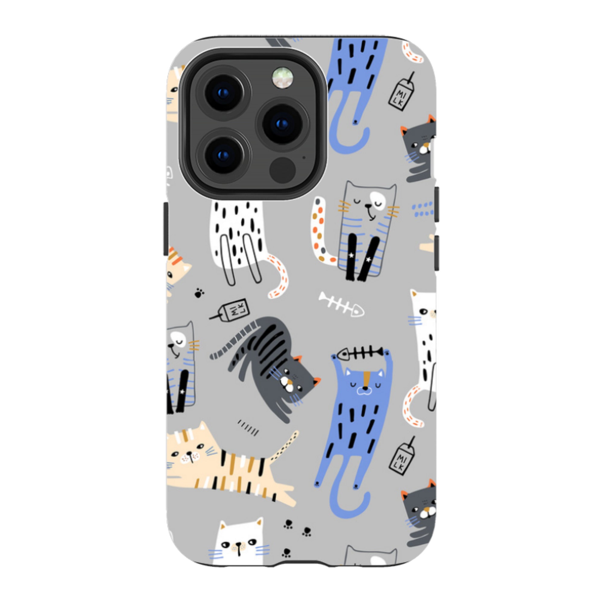 iPhone Tough Case - Cat And Bone