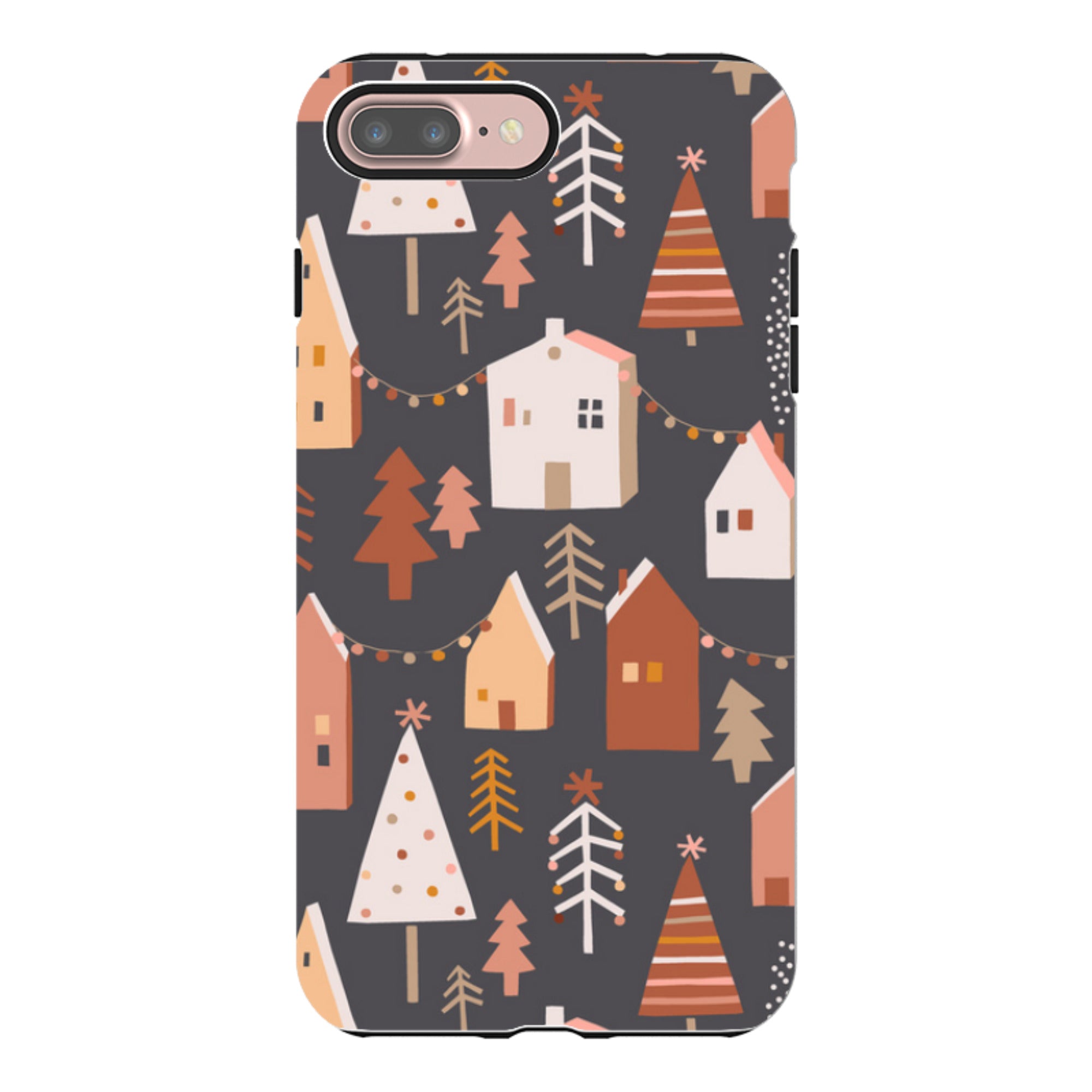 iPhone Tough Case - Street Xmas Dark