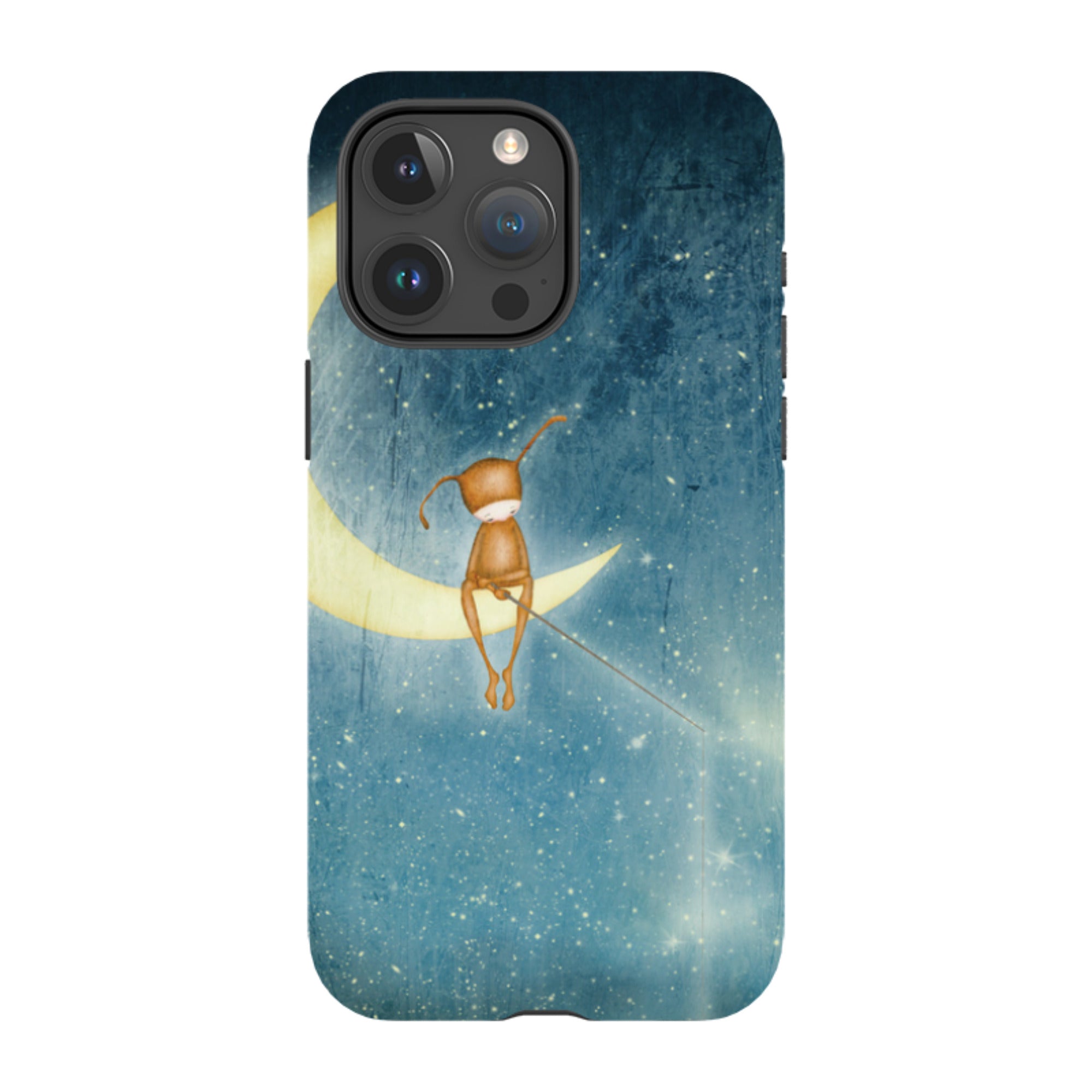 iPhone Tough Case - Fishing For Stars By Maja Lindberg