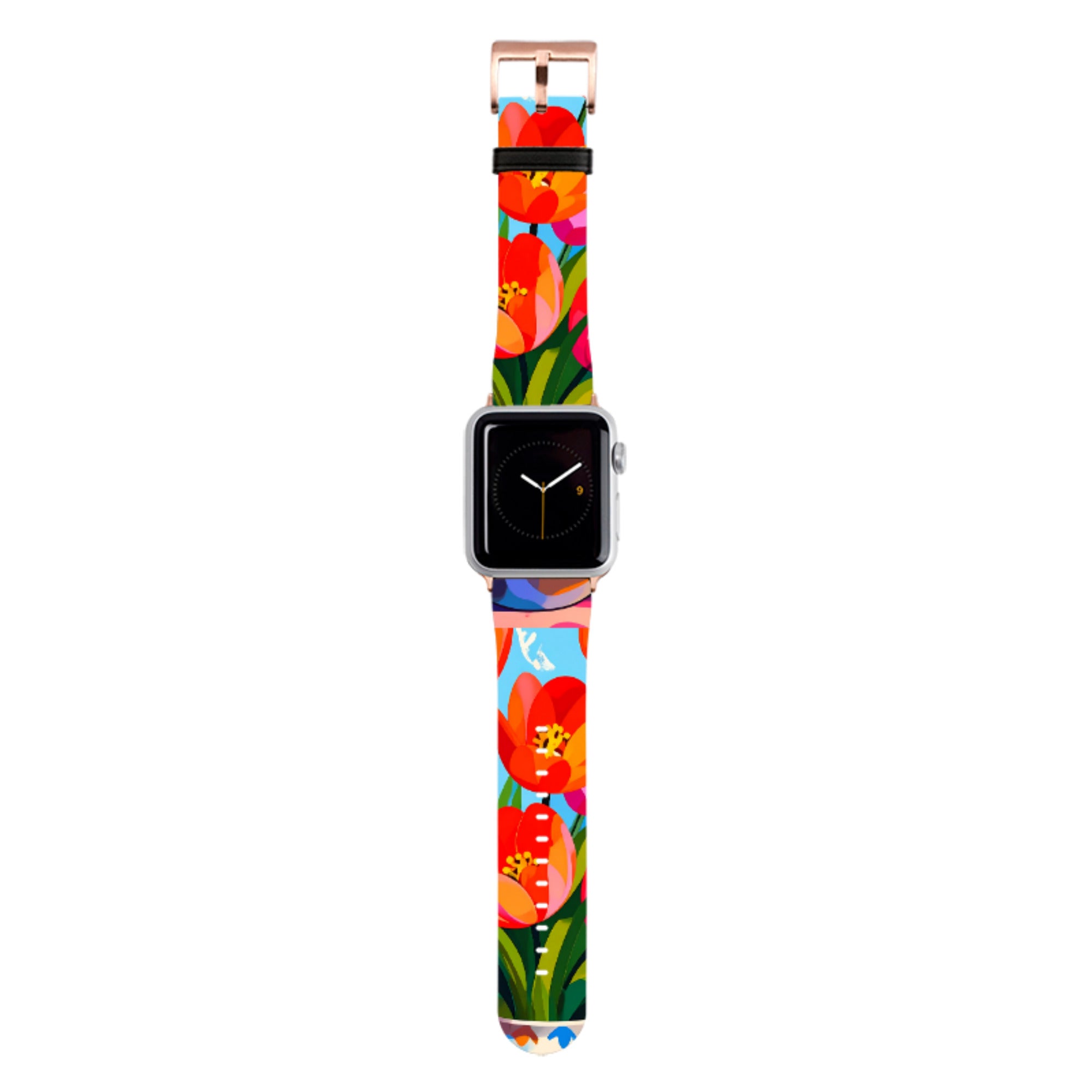 Tulip Pot Floral Apple Watch Strap