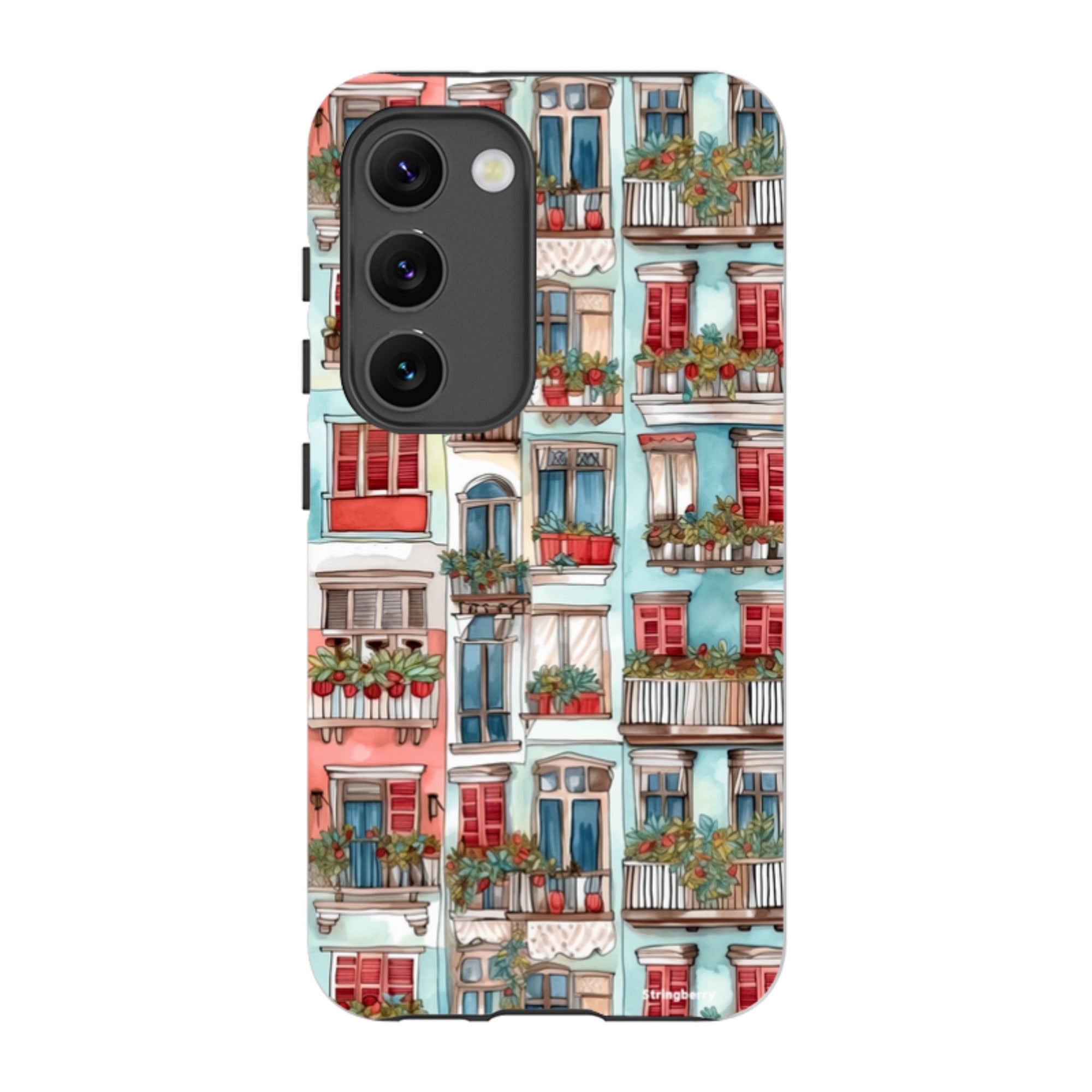 Samsung Tough Case - Floral Balcony