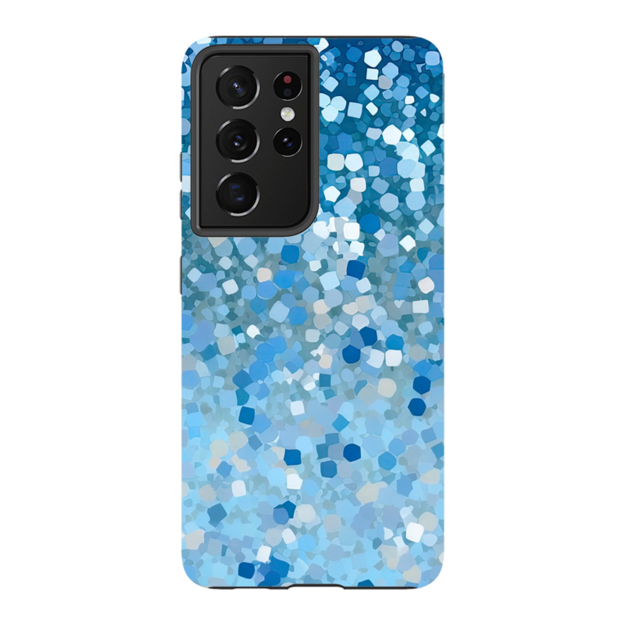 Samsung Tough Case - Blue Glitter II (Case Does Not Glitter)