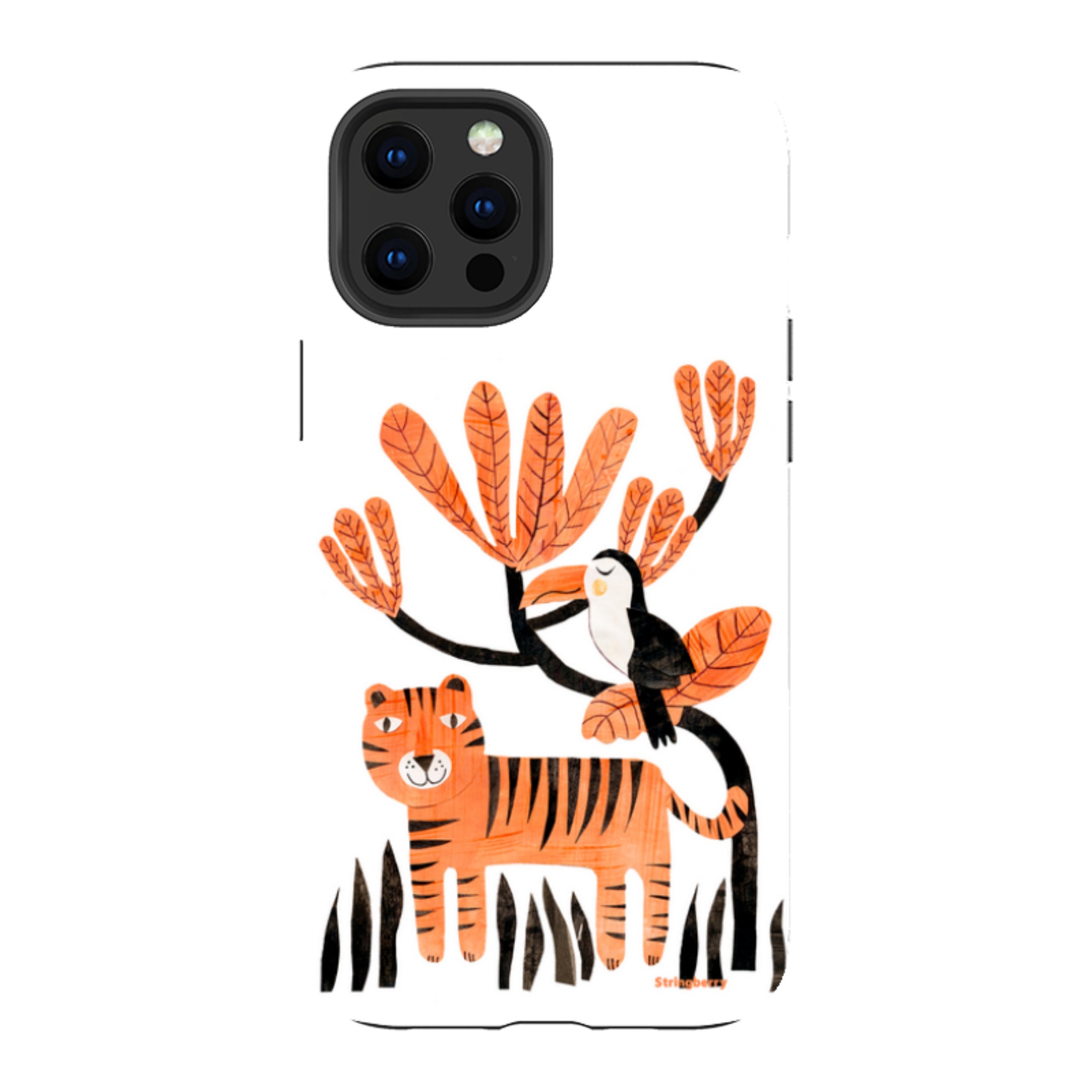 iPhone Tough Case - Tiger And Toucan By Tracey English