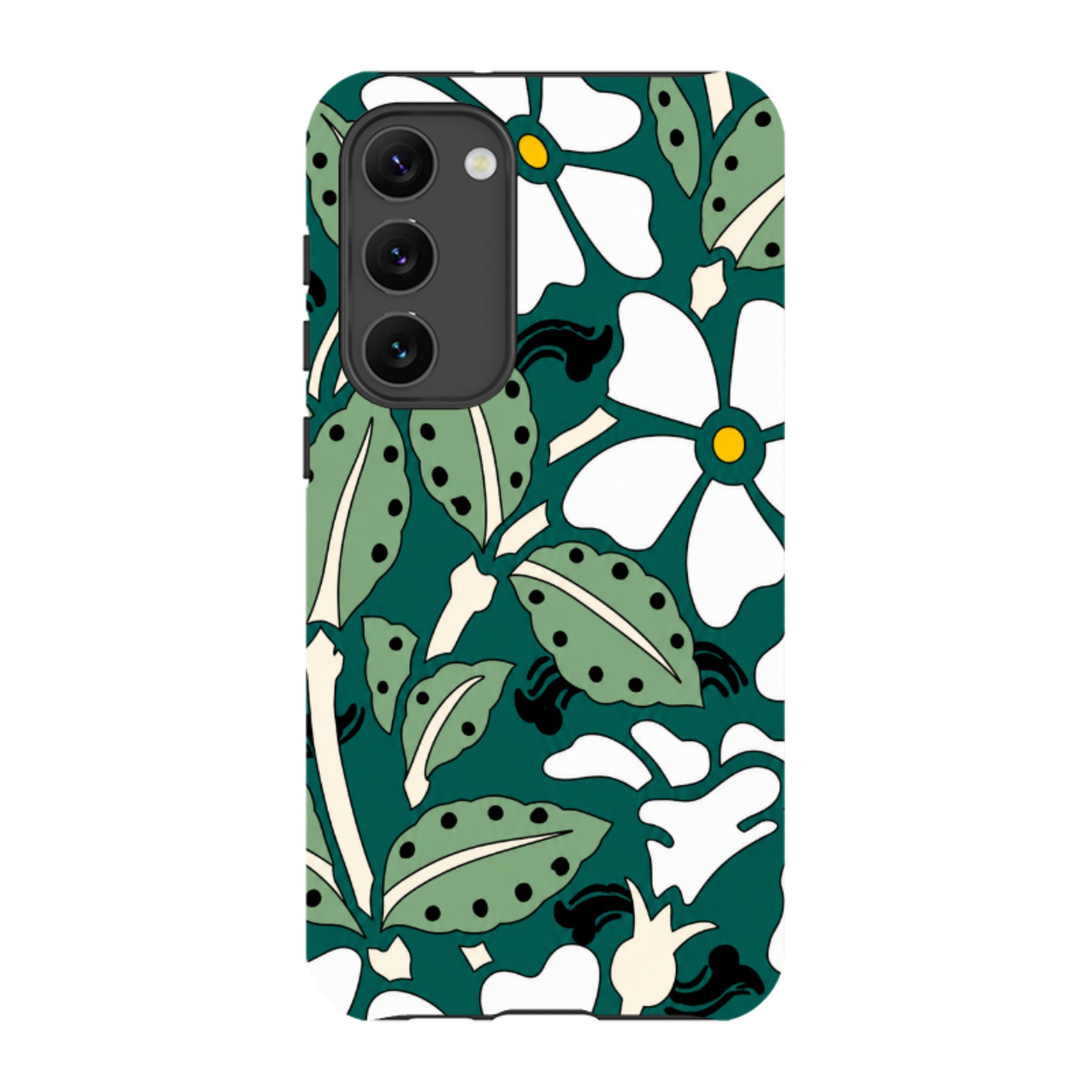 Samsung Tough Case - Vintage Woodblock Print