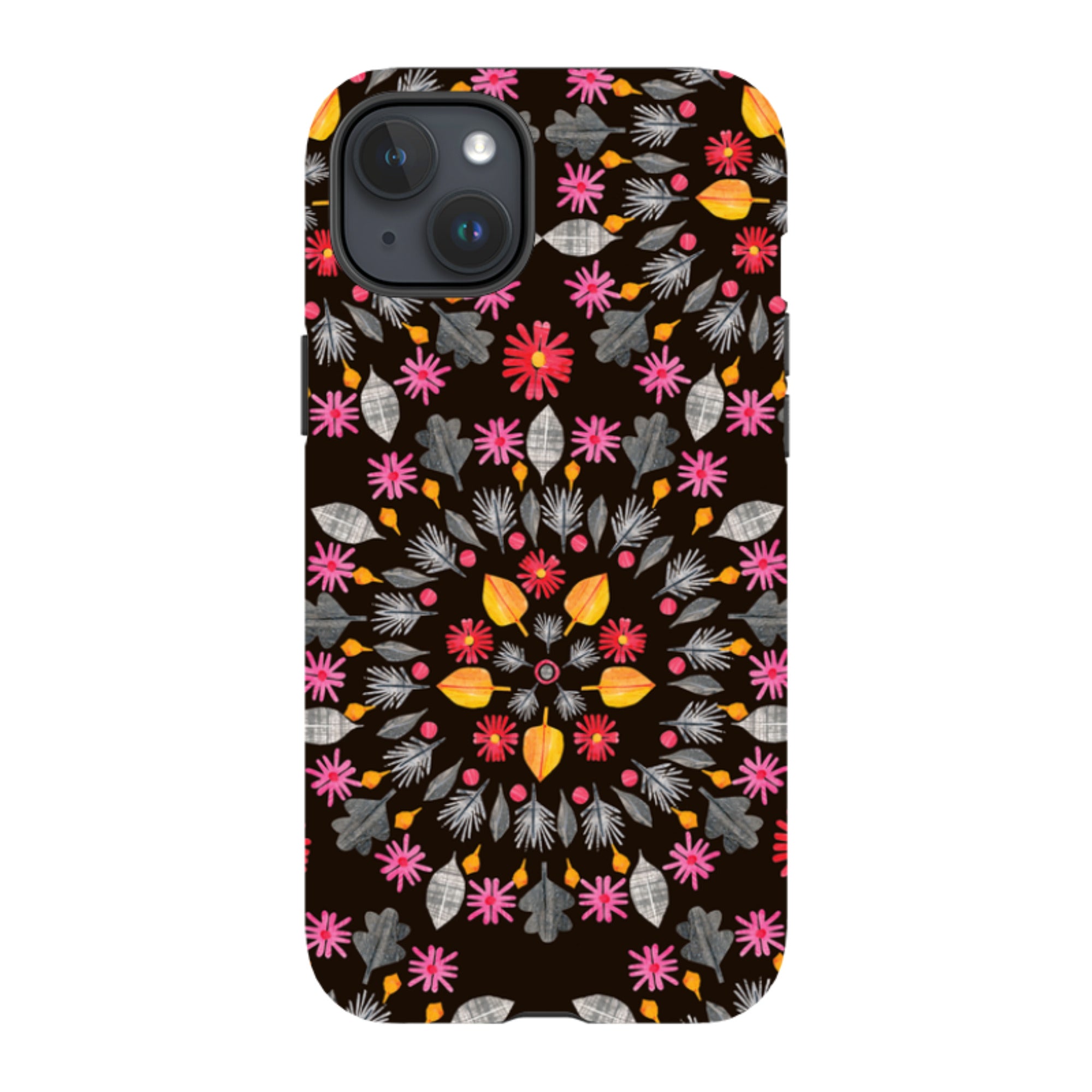 iPhone Tough Case - Autumn Mandala By Tracey English