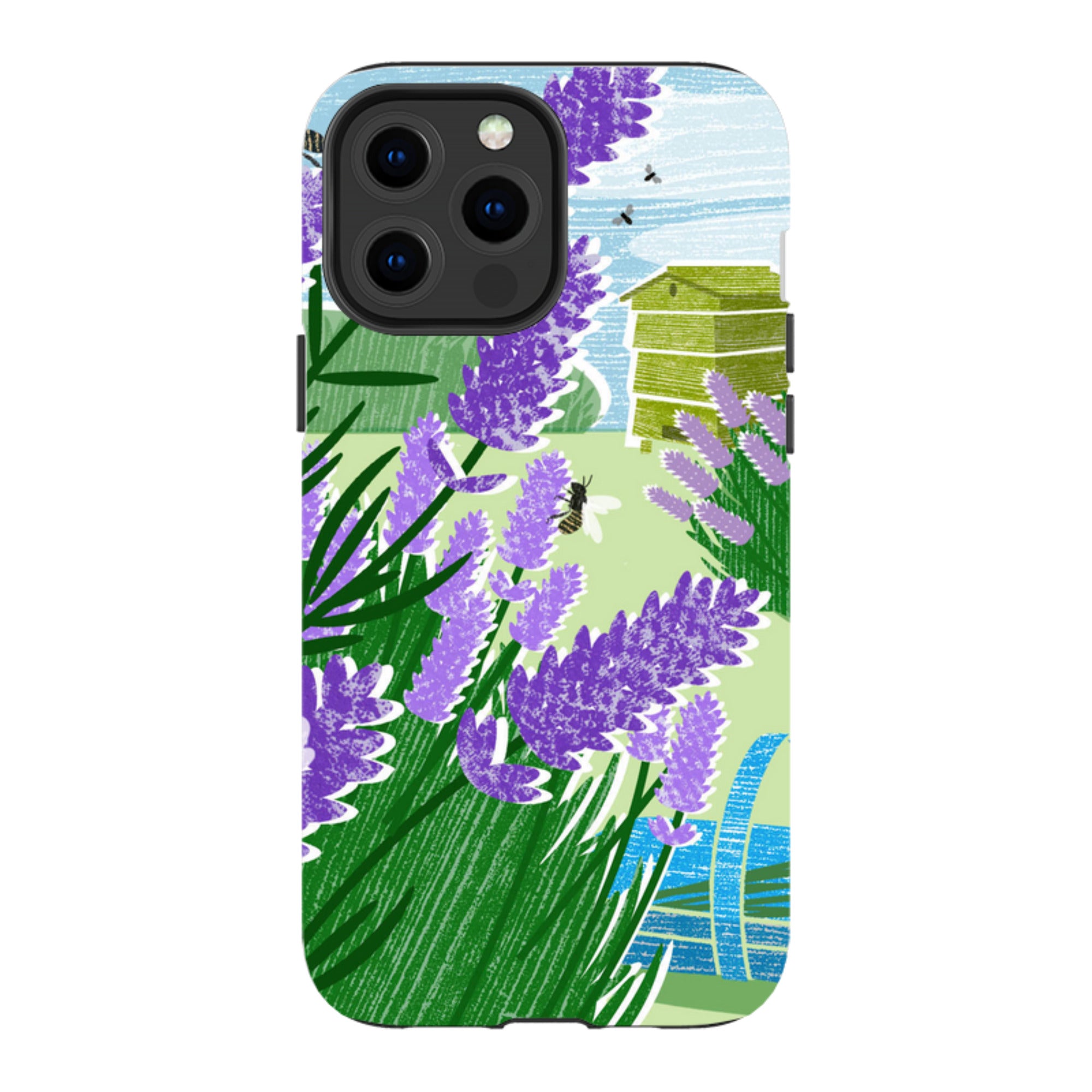 iPhone Tough Case - Lavender Garden By Liane Payne