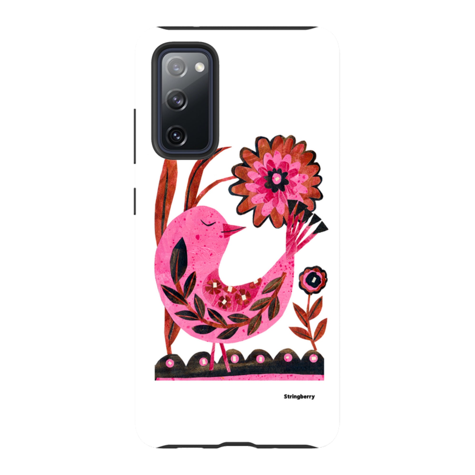 Samsung Tough Case - Folk Floral Bird By Tracey English