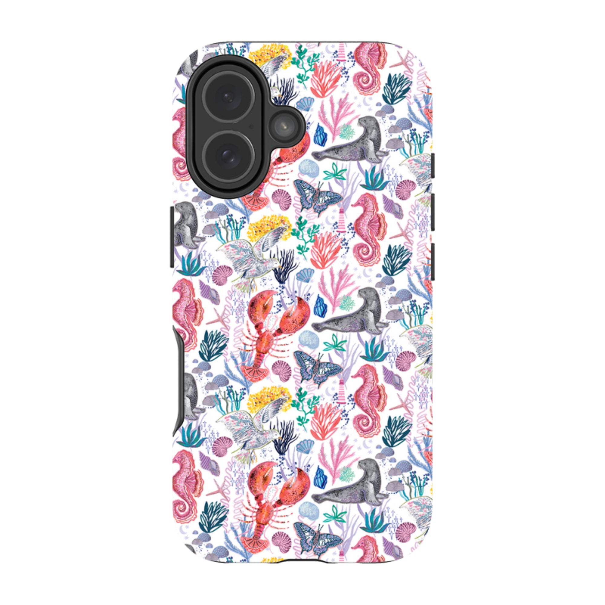 iPhone MagSafe Tough Case - Coastline Pattern B By Emma Frances Grant