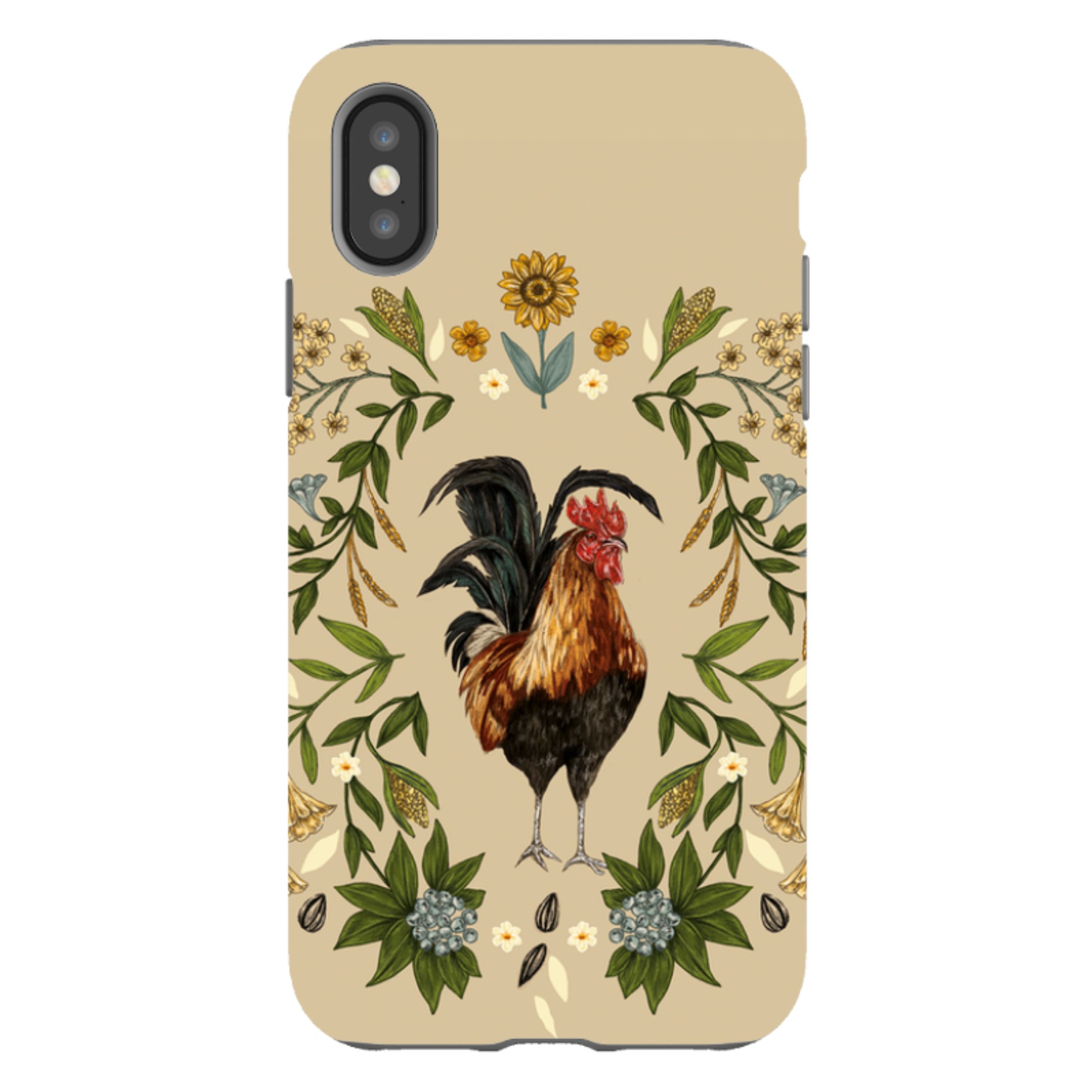 iPhone Tough Case - Rooster By Jade Mosinski
