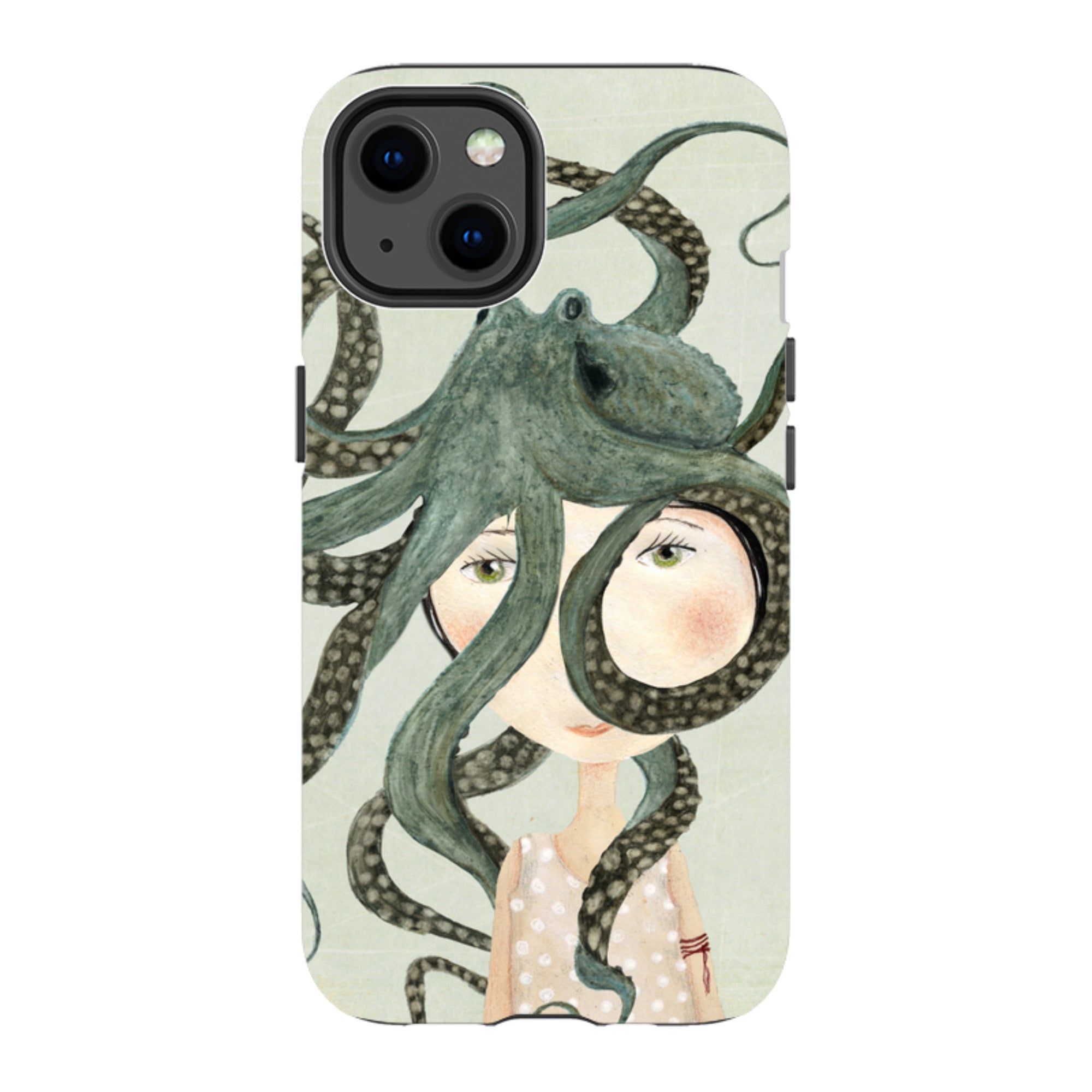 iPhone MagSafe Tough Case - Octopus Girl By Katherine Quinn