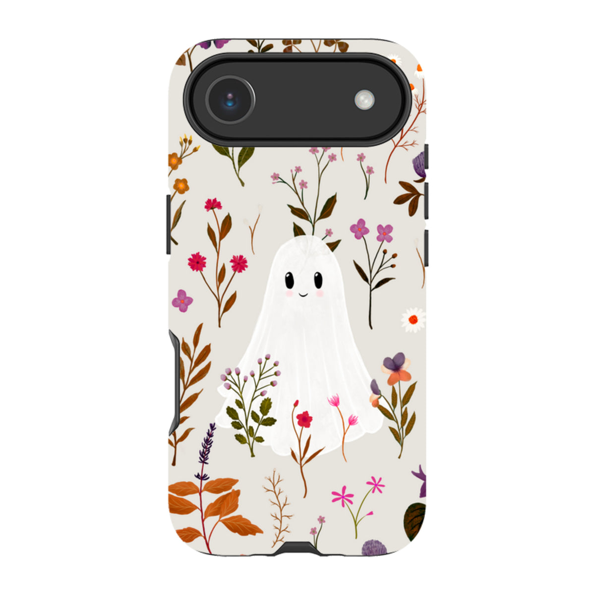 iPhone Tough Case - Ghost in the Garden - Stone Multi By Katherine Quinn