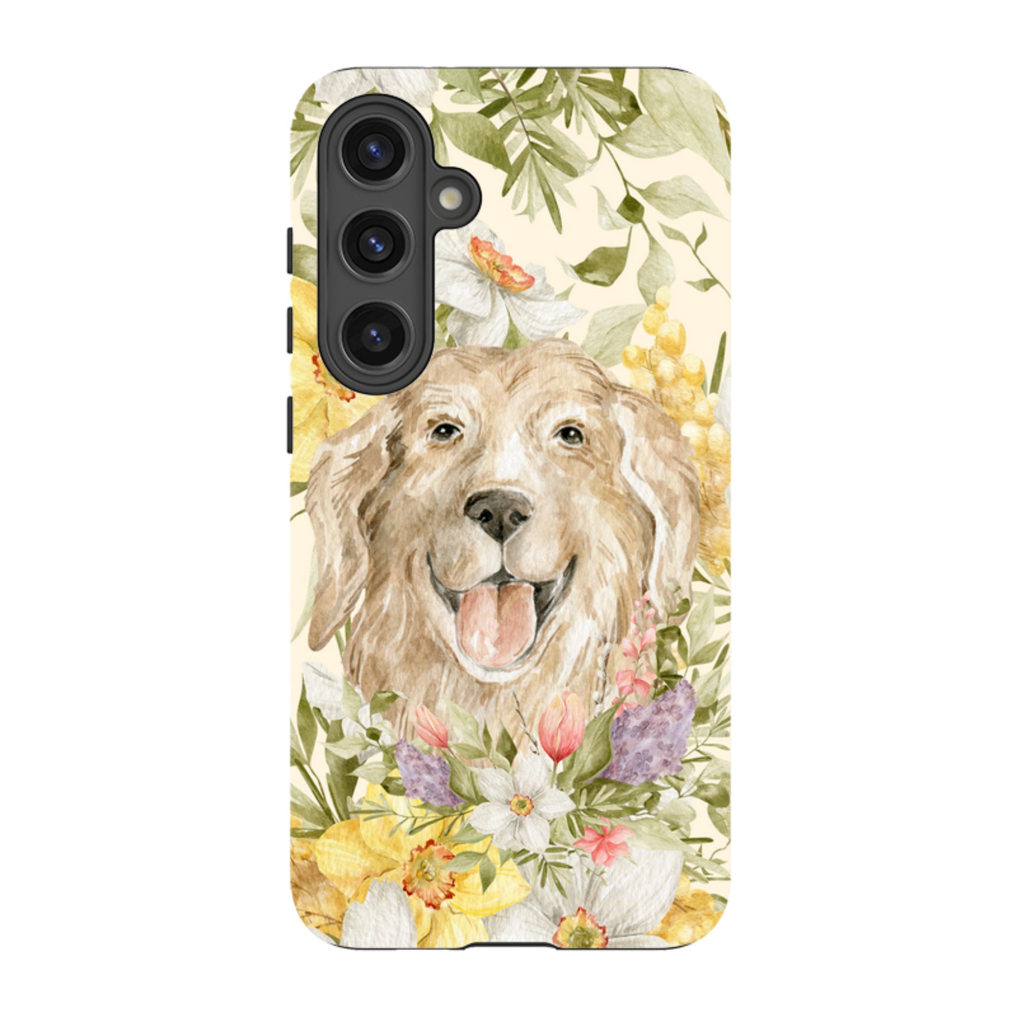 Samsung Tough Case - Floral Dog