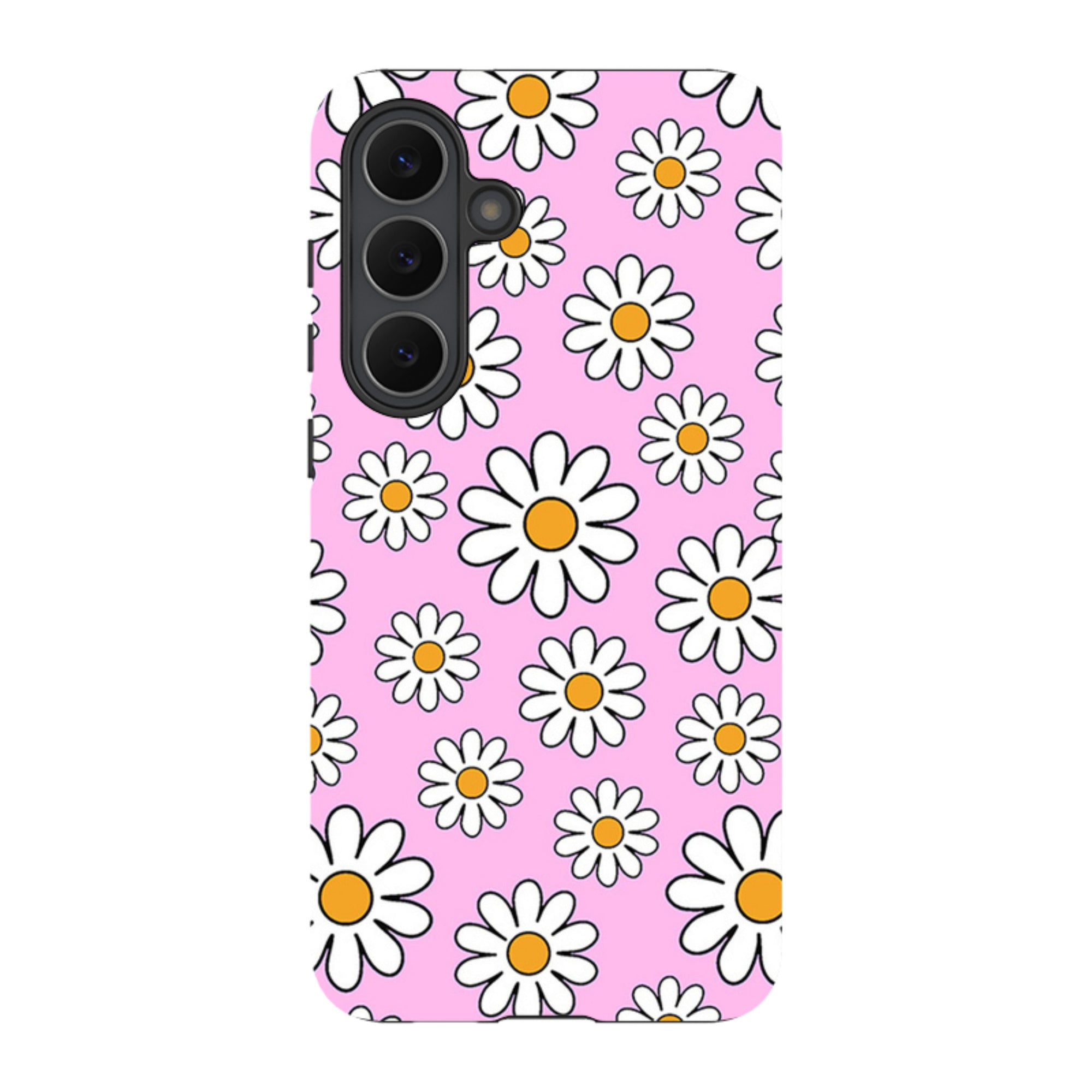 Samsung Tough Case - Pink Daises