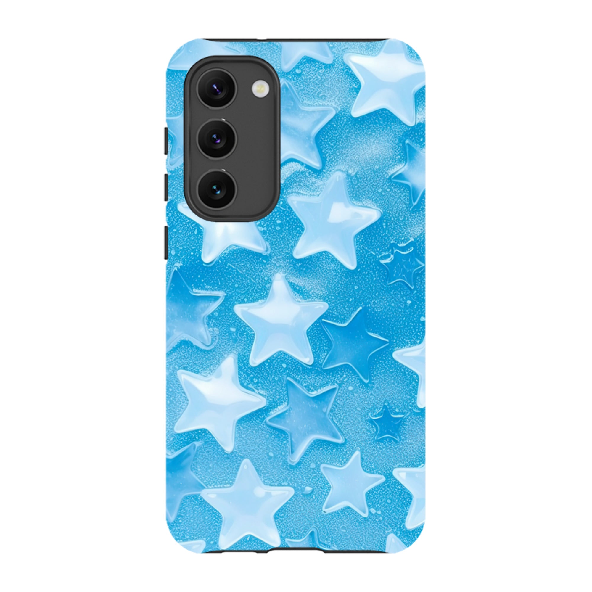 Samsung Tough Case - Blue Stars I  (Case Does Not Glitter)