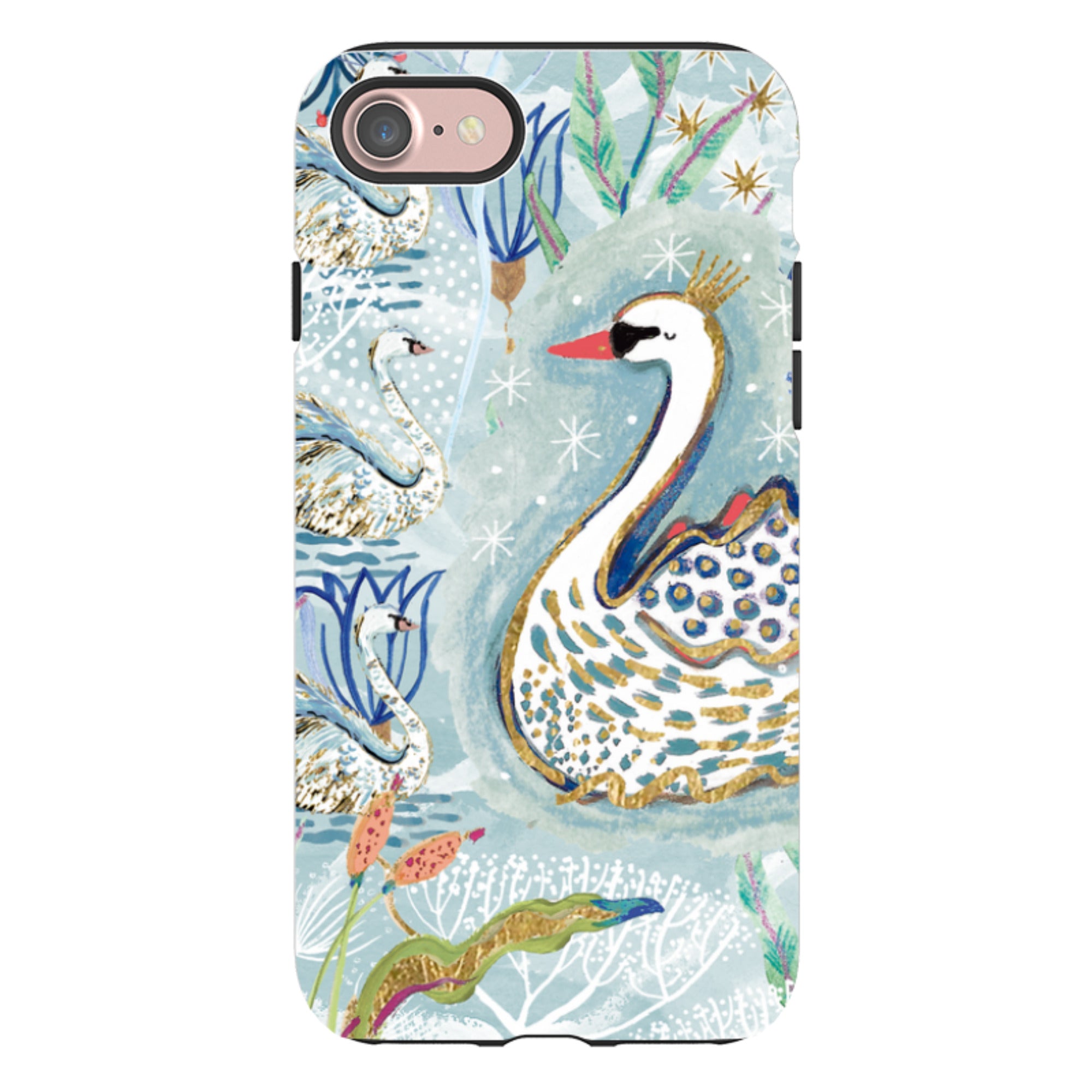 iPhone Tough Case - Seven Swans II By Emma Frances Grant