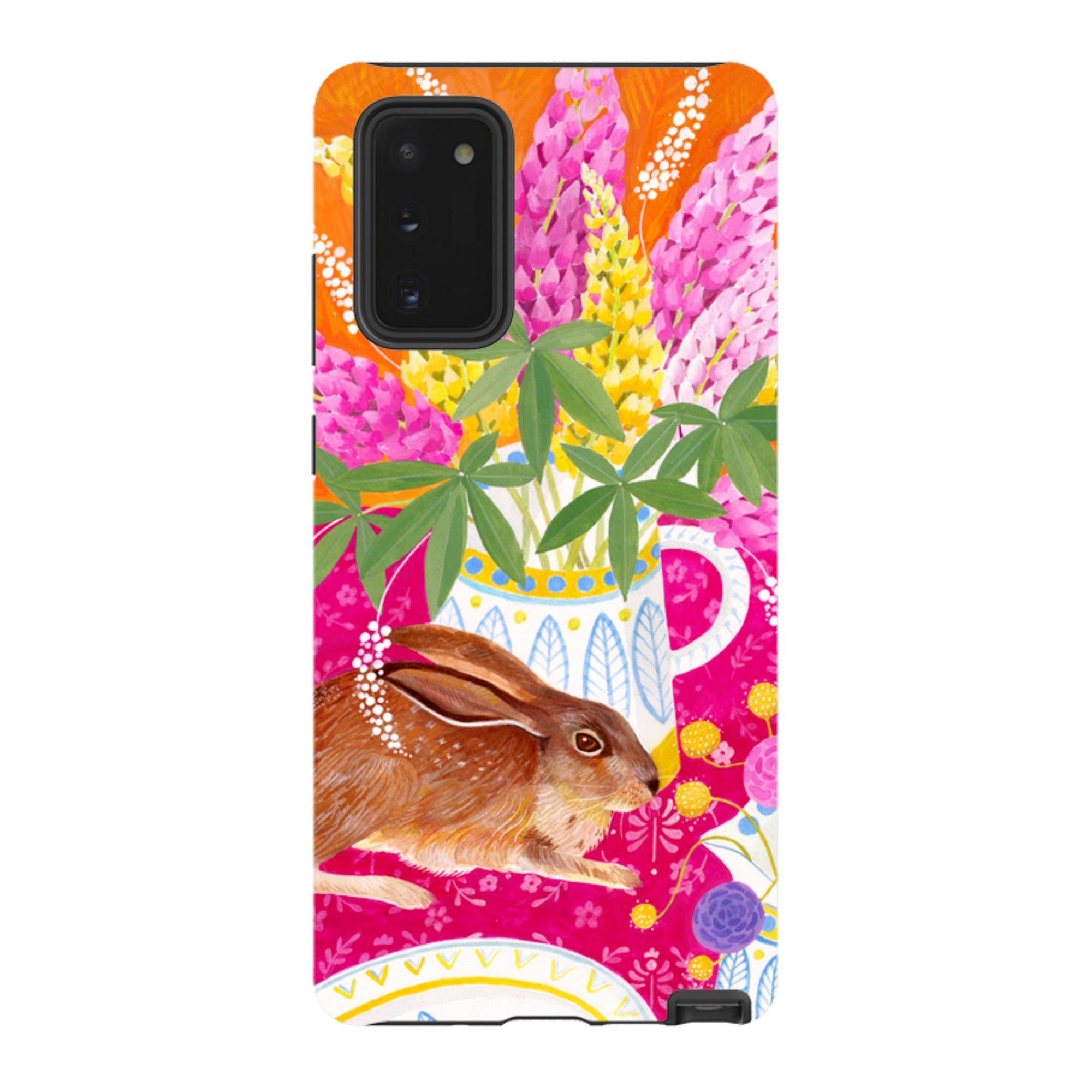 Samsung Tough Case - Rabbit Lupins By Bex Parkin