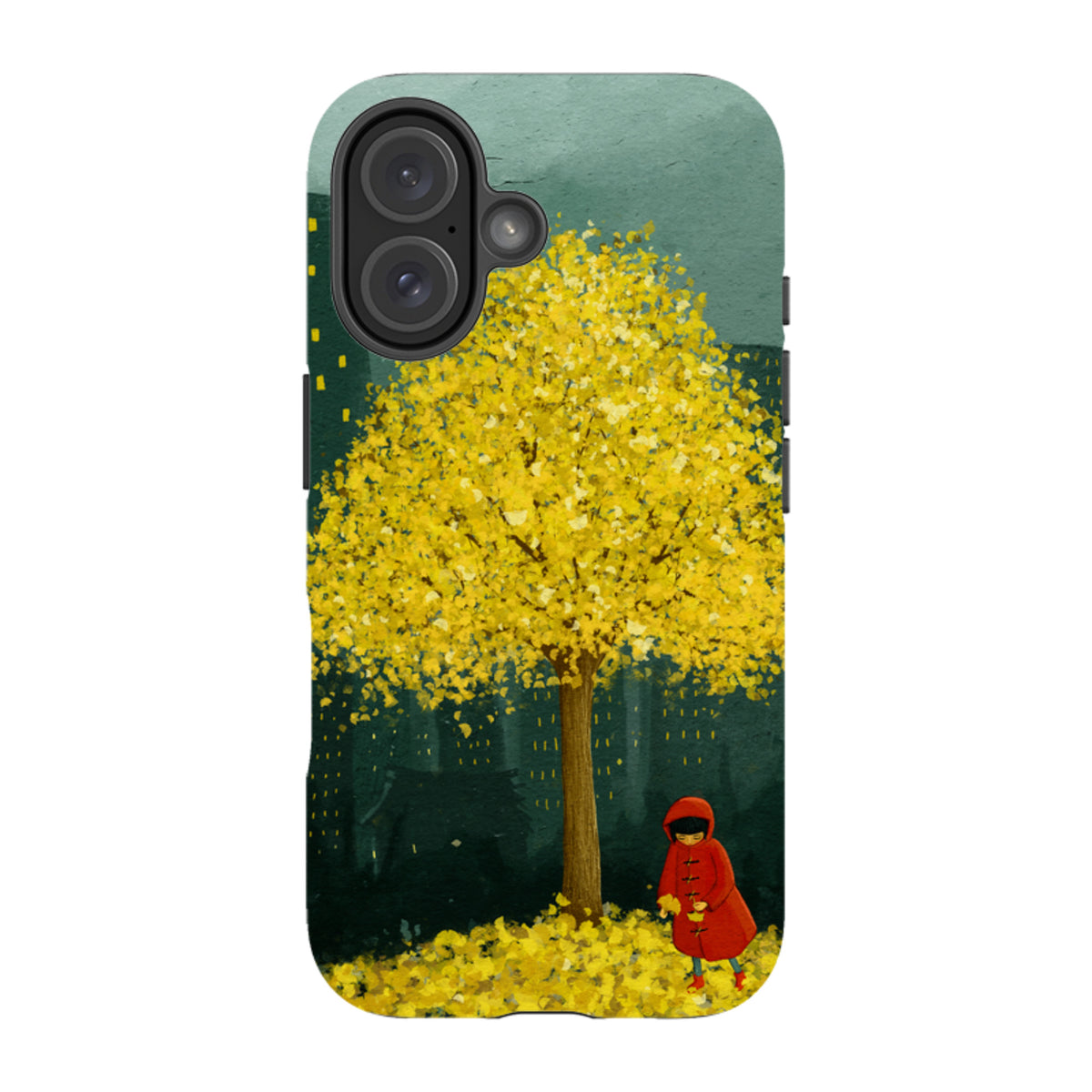 iPhone Tough Case - Gingko Tree By Maja Lindberg