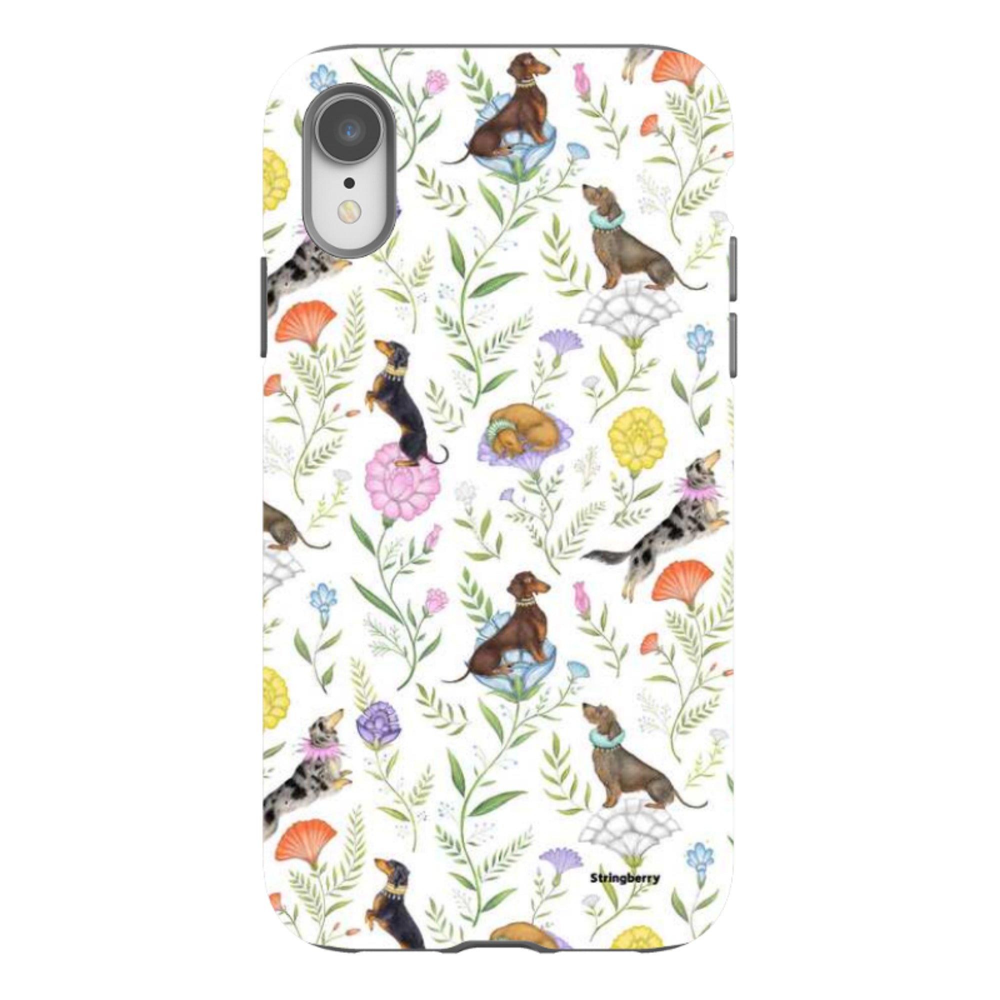 iPhone Tough Case - Doxy Day Afternoon White By Catherine Rowe