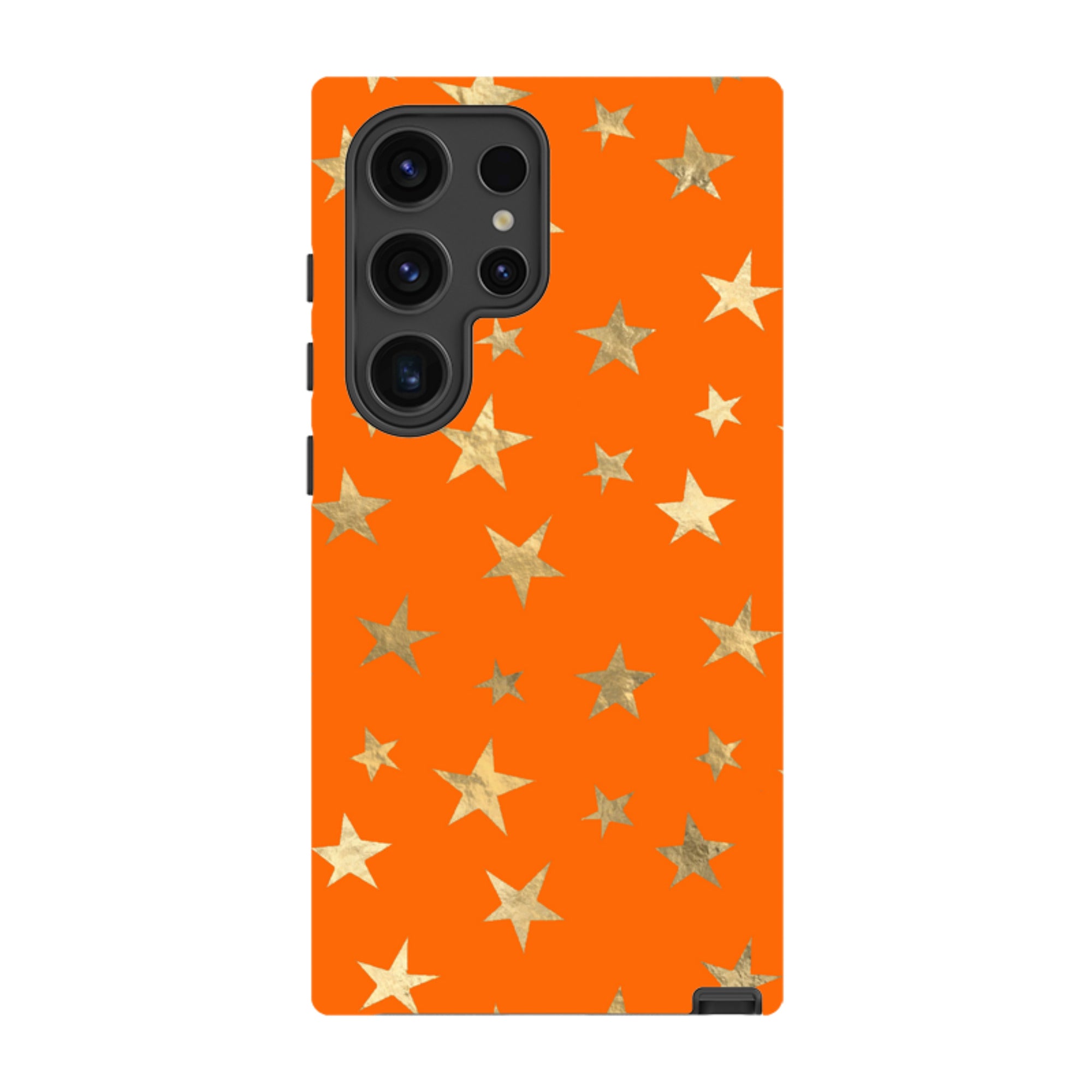 Samsung Tough Case - Orange and Gold Stars