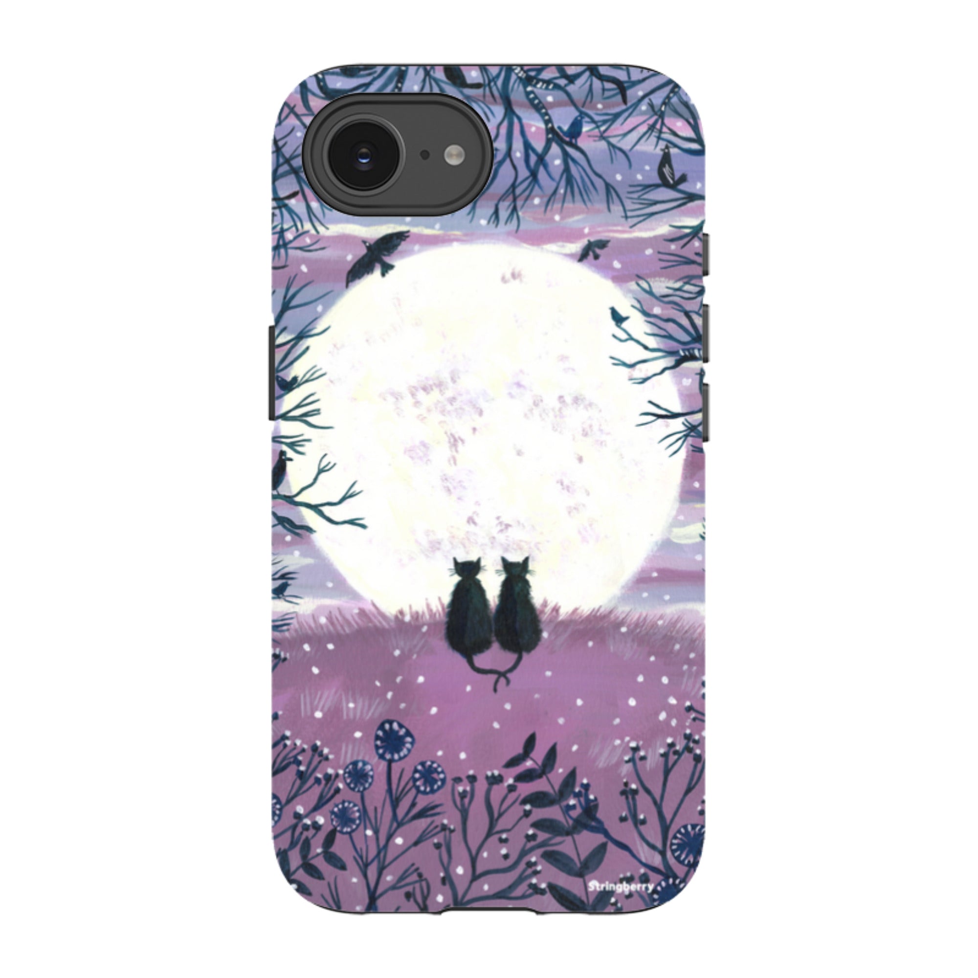 iPhone Tough Case - Winter Cats II By Mary Stubberfield