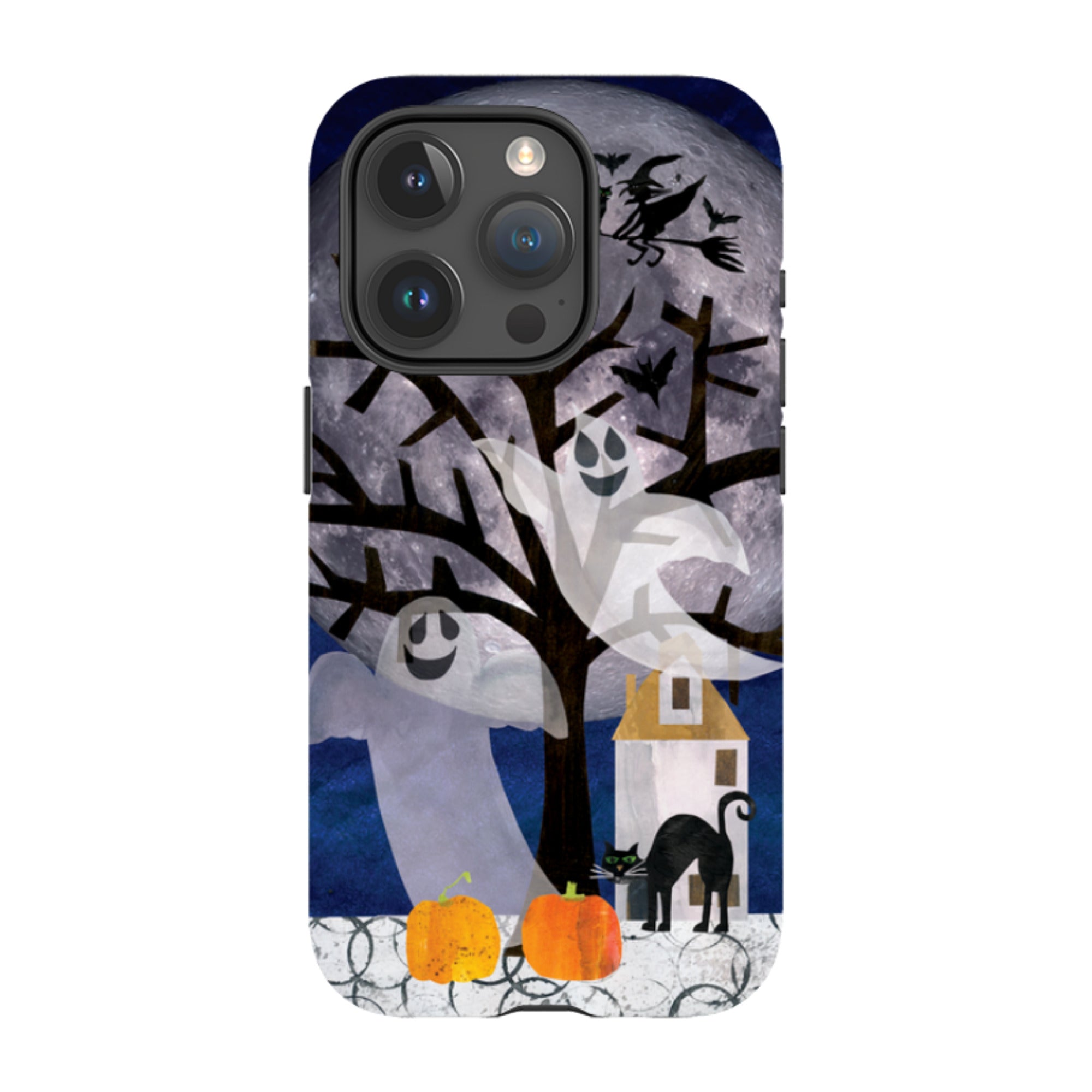 iPhone MagSafe Tough Case - Halloween Moon By Tracey English