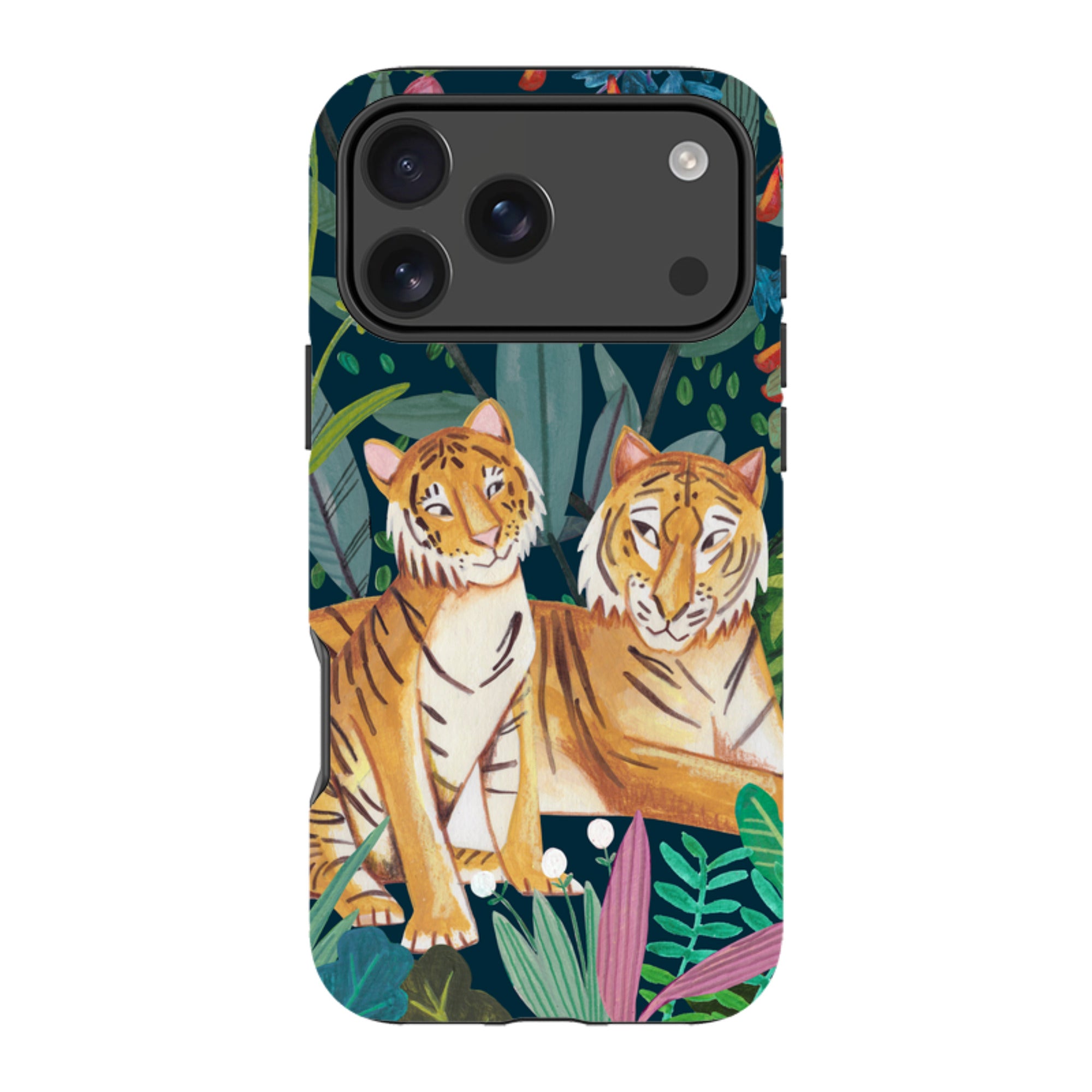 iPhone Tough Case - Tiger By Caroline Bonne Muller