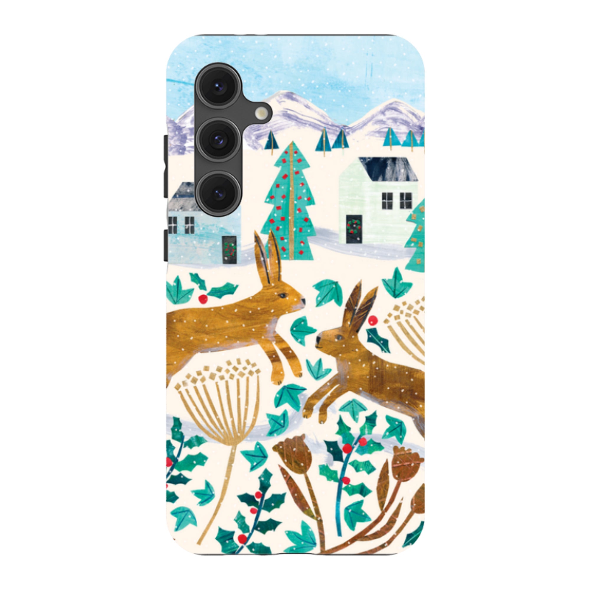 Samsung Tough Case - Xmas Hare By Tracey English