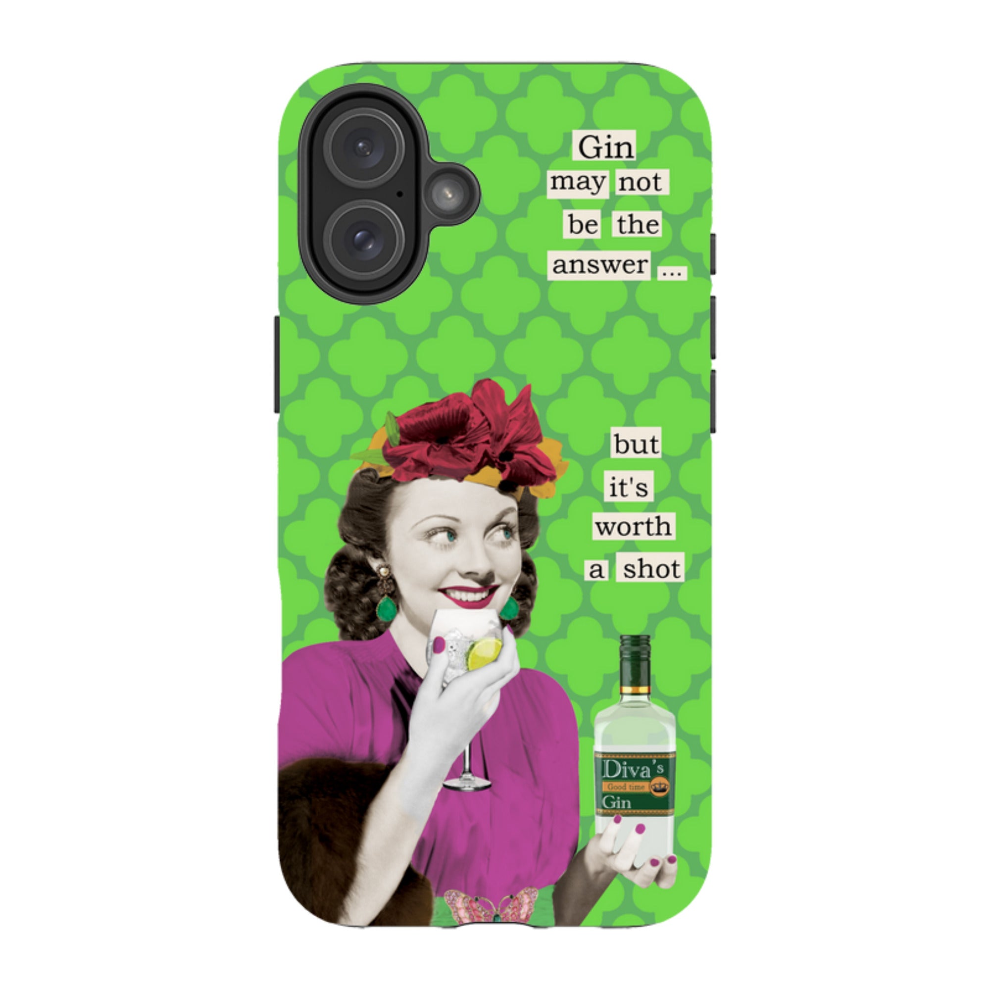 iPhone Tough Case - Gin By Clare Jordan