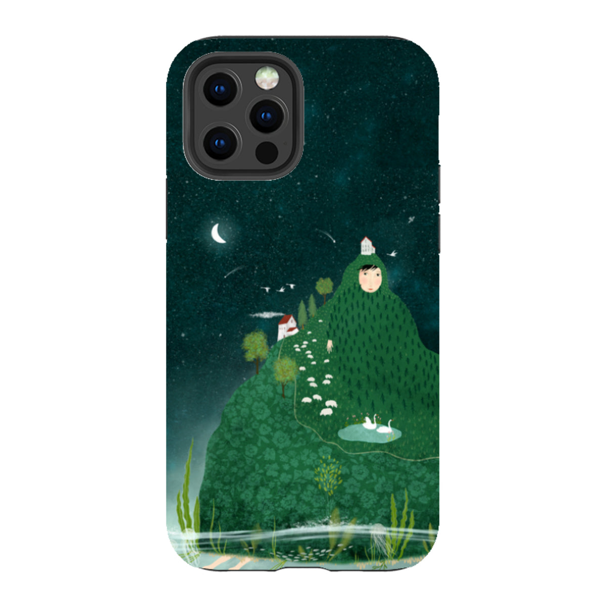 iPhone Tough Case - Hill lady By Katherine Quinn