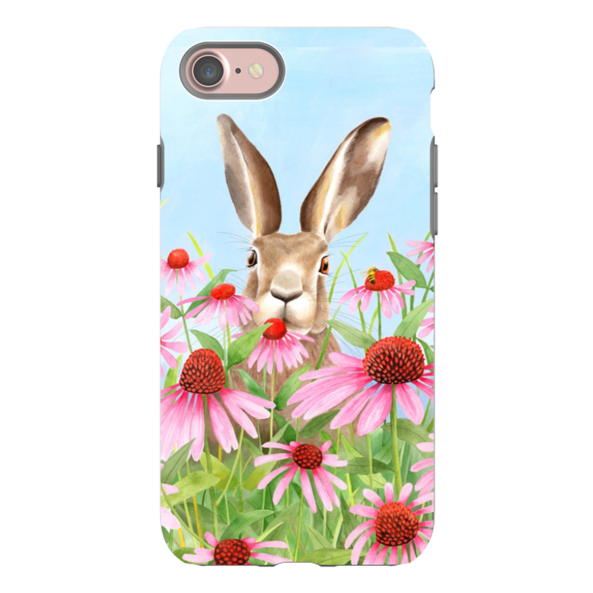 iPhone Tough Case - Summer Hare By Bex Parkin