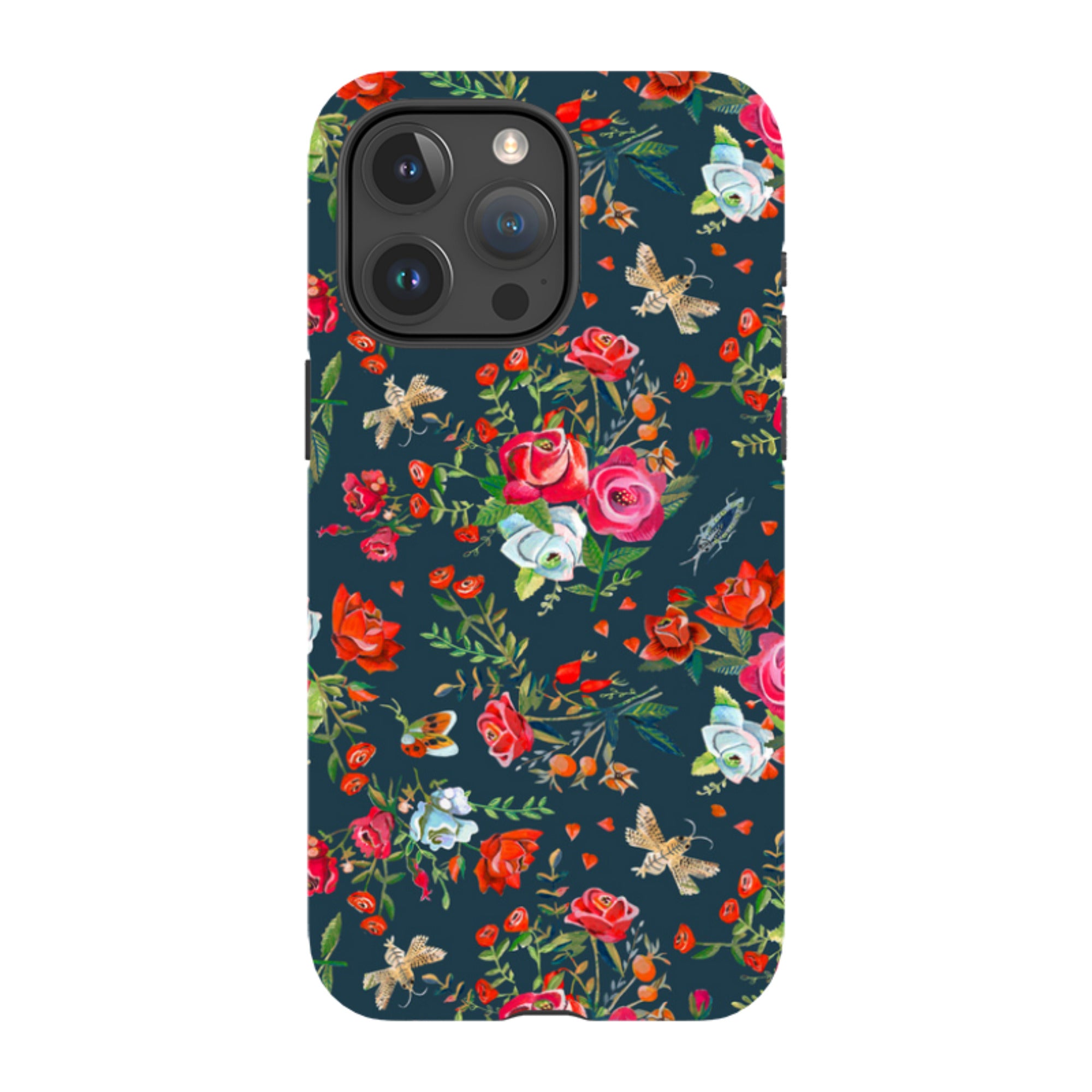 iPhone Tough Case - Blue Roses By Caroline Bonne Muller