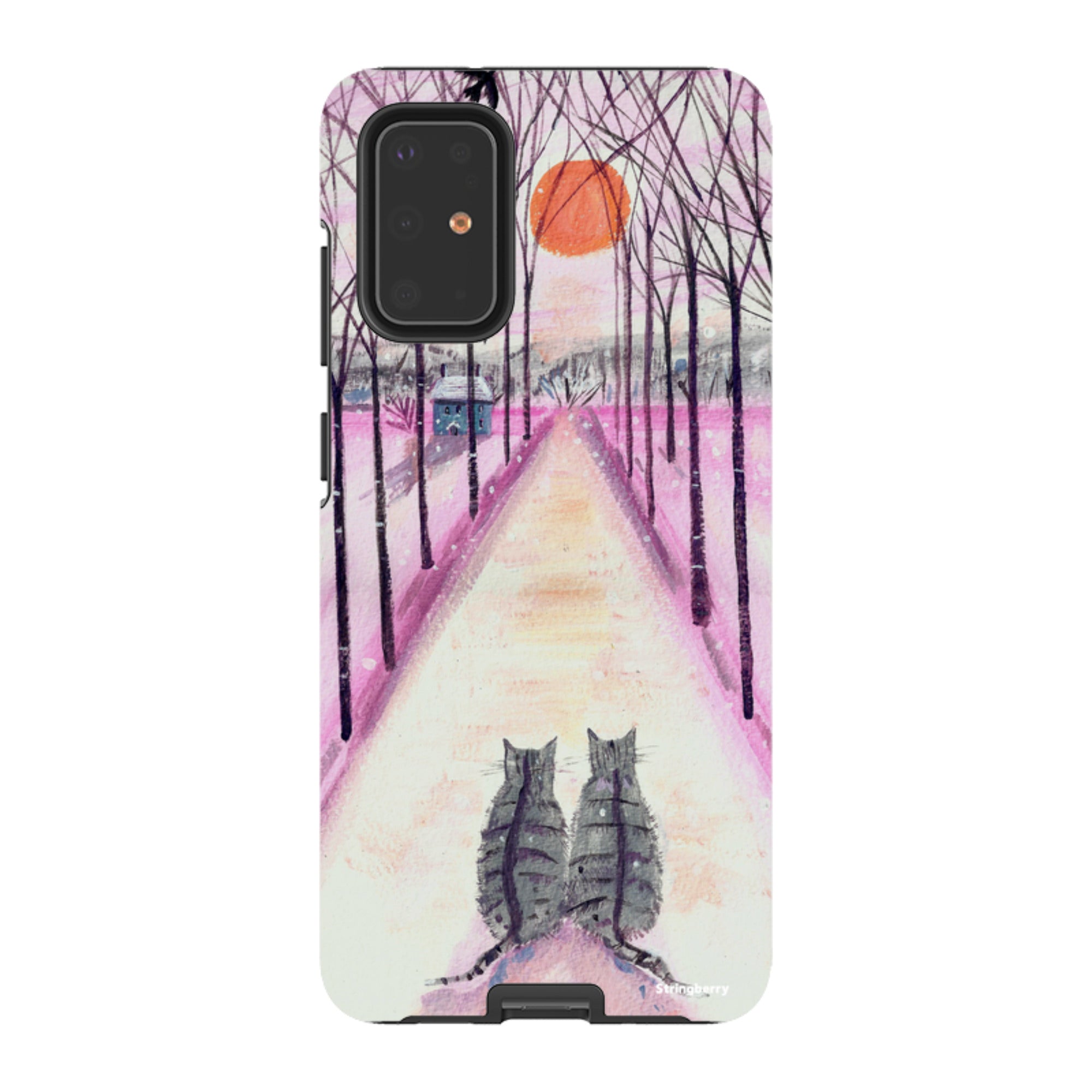 Samsung Tough Case - Winter Cats By Mary Stubberfield