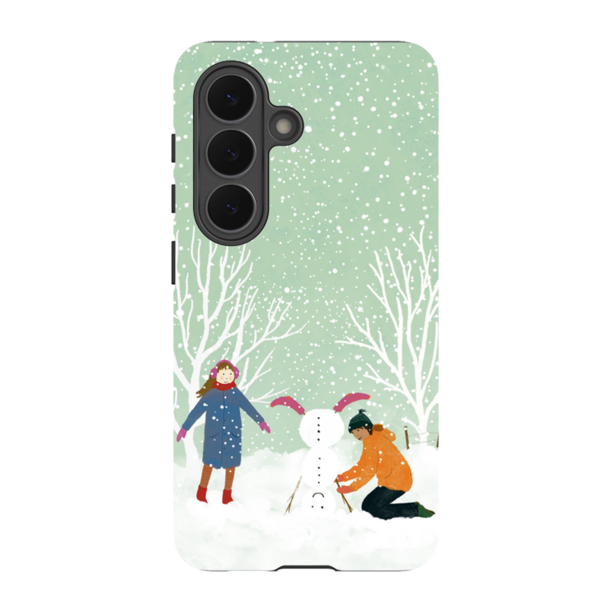 Samsung Tough Case - Snowball Building By Katherine Quinn