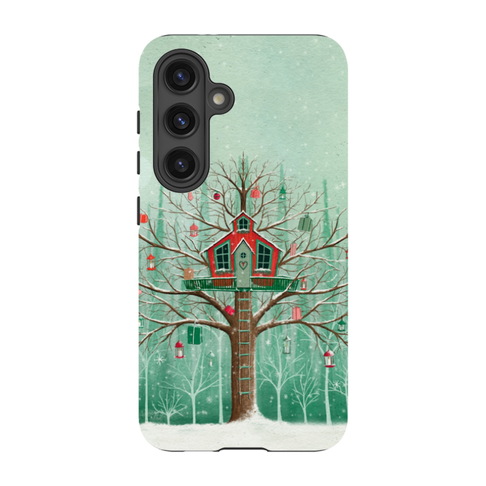 Samsung Tough Case - Christmas Tree House By Maja Lindberg