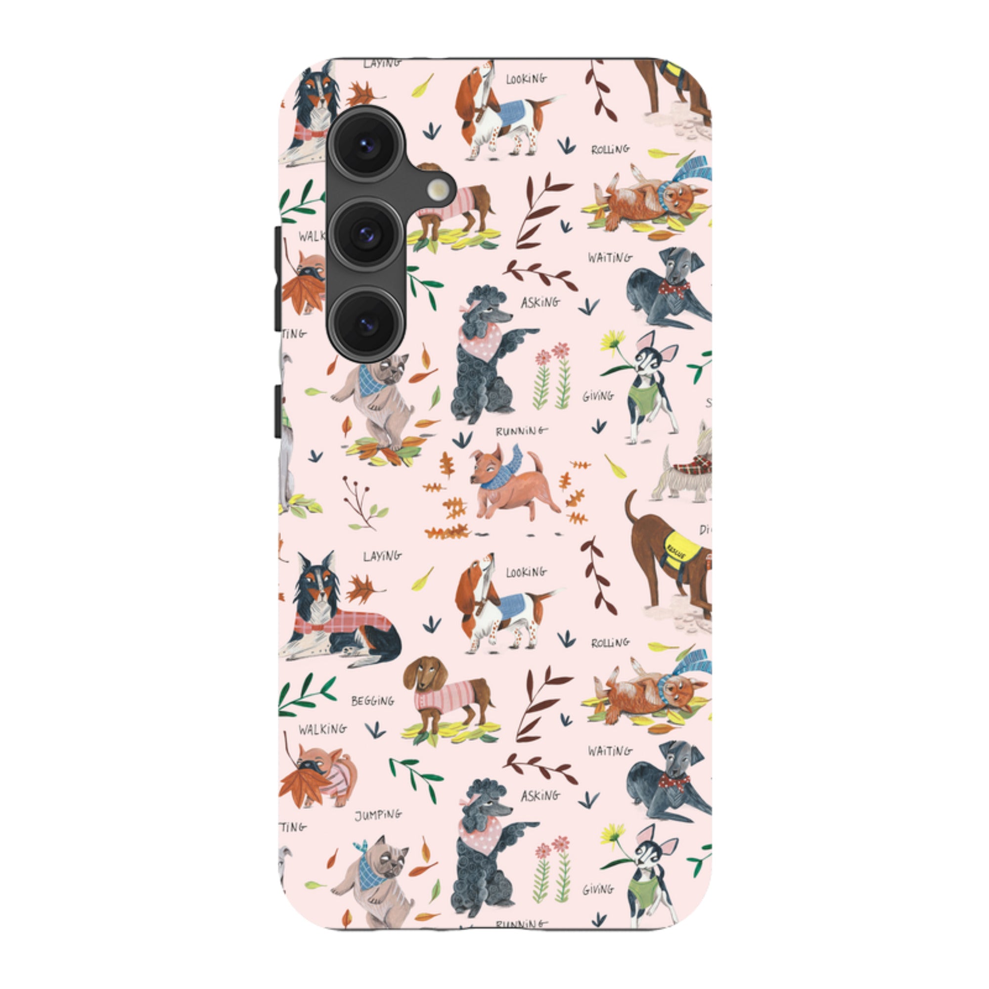 Samsung Tough Case - Dog Pattern By Caroline Bonne Muller