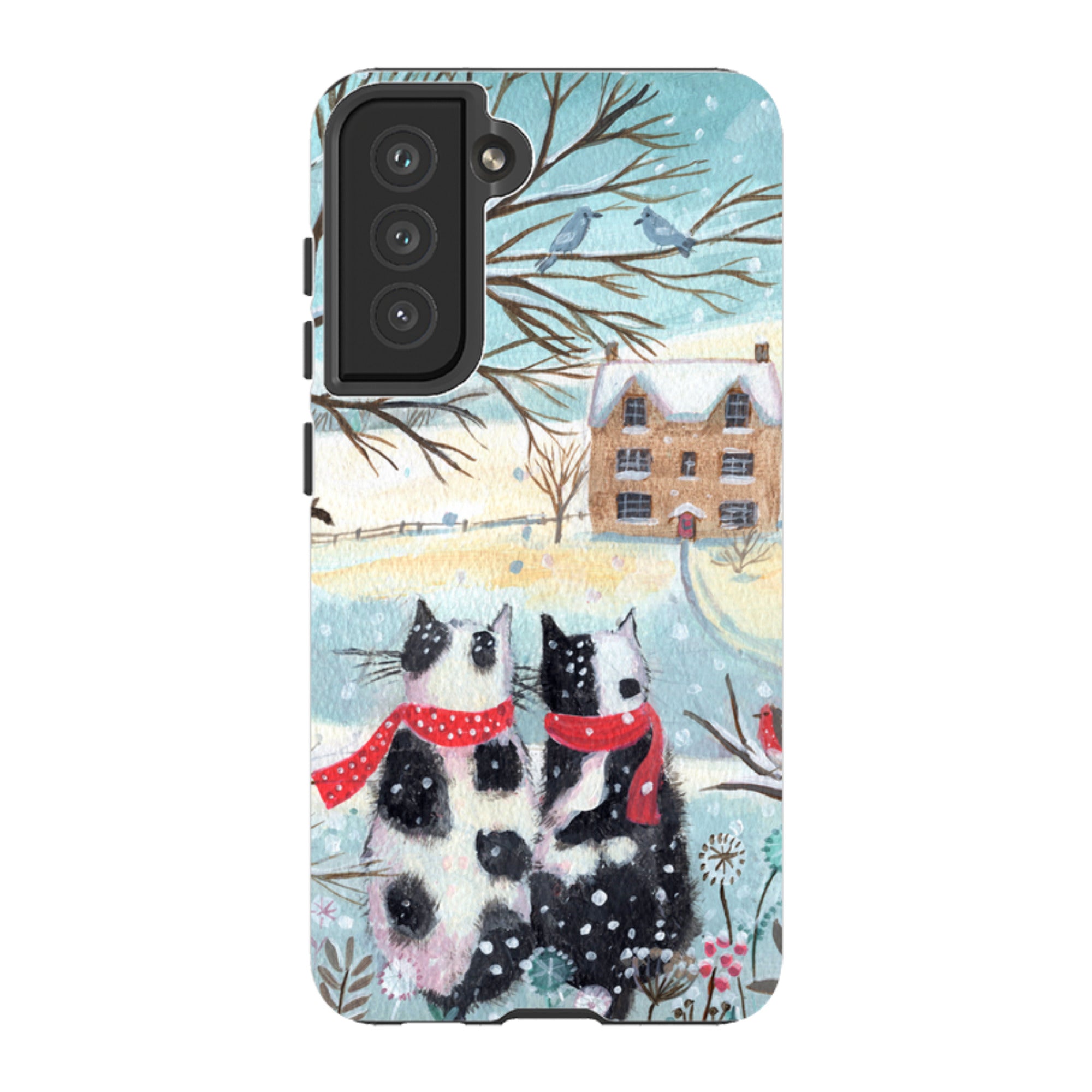 Samsung Tough Case - Christmas Cats By Mary Stubberfield