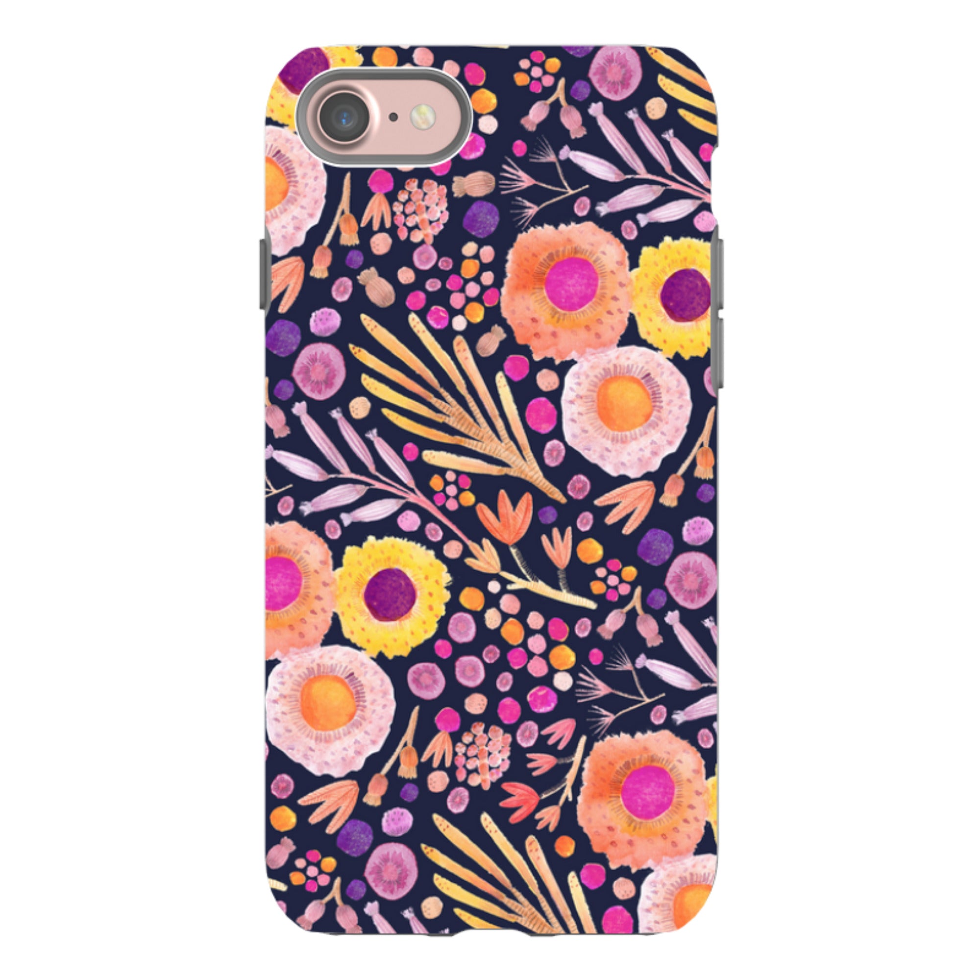 iPhone Tough Case - Floral Passion By Gabriela Larios
