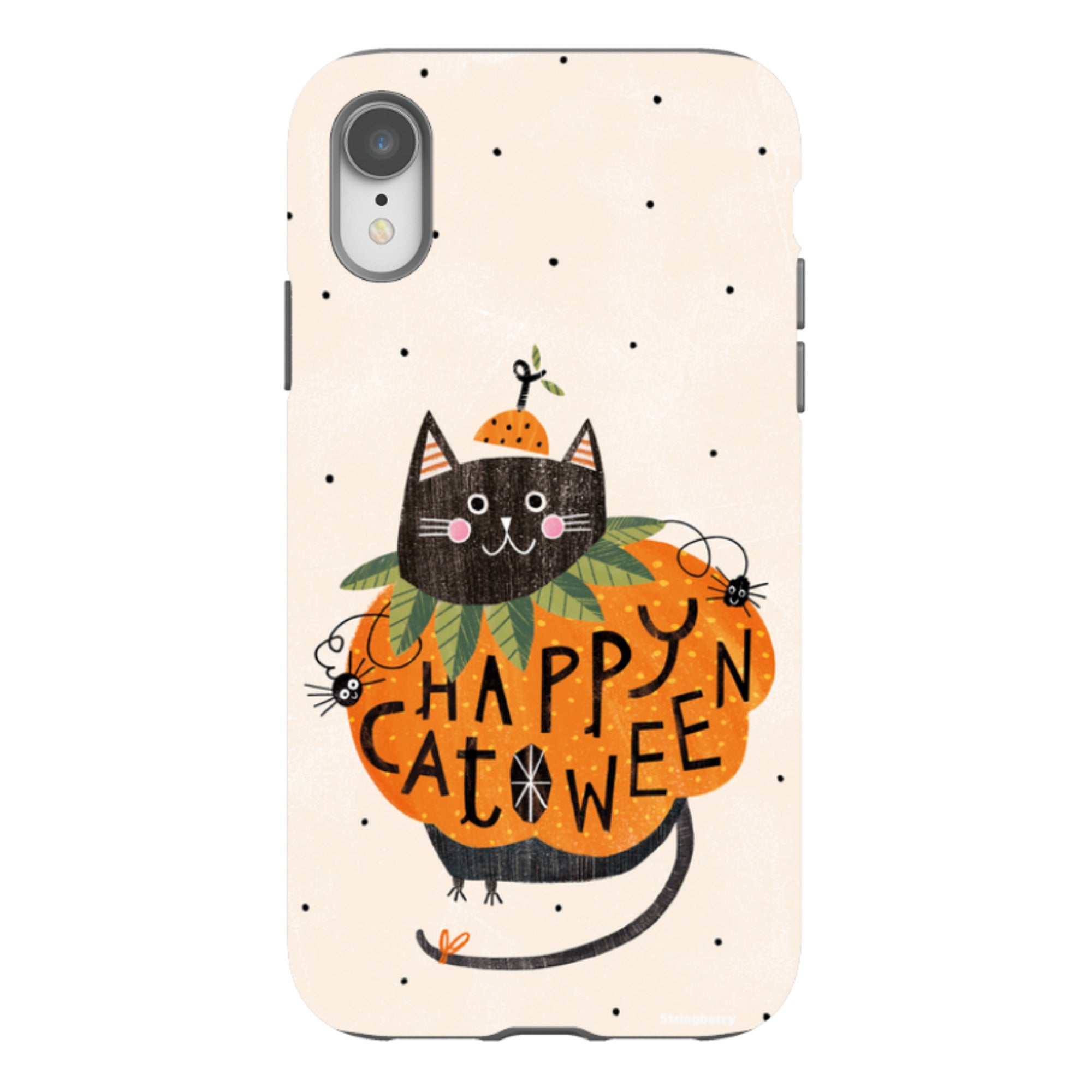 iPhone Tough Case - Pumpkin Cats By Ali Brookes