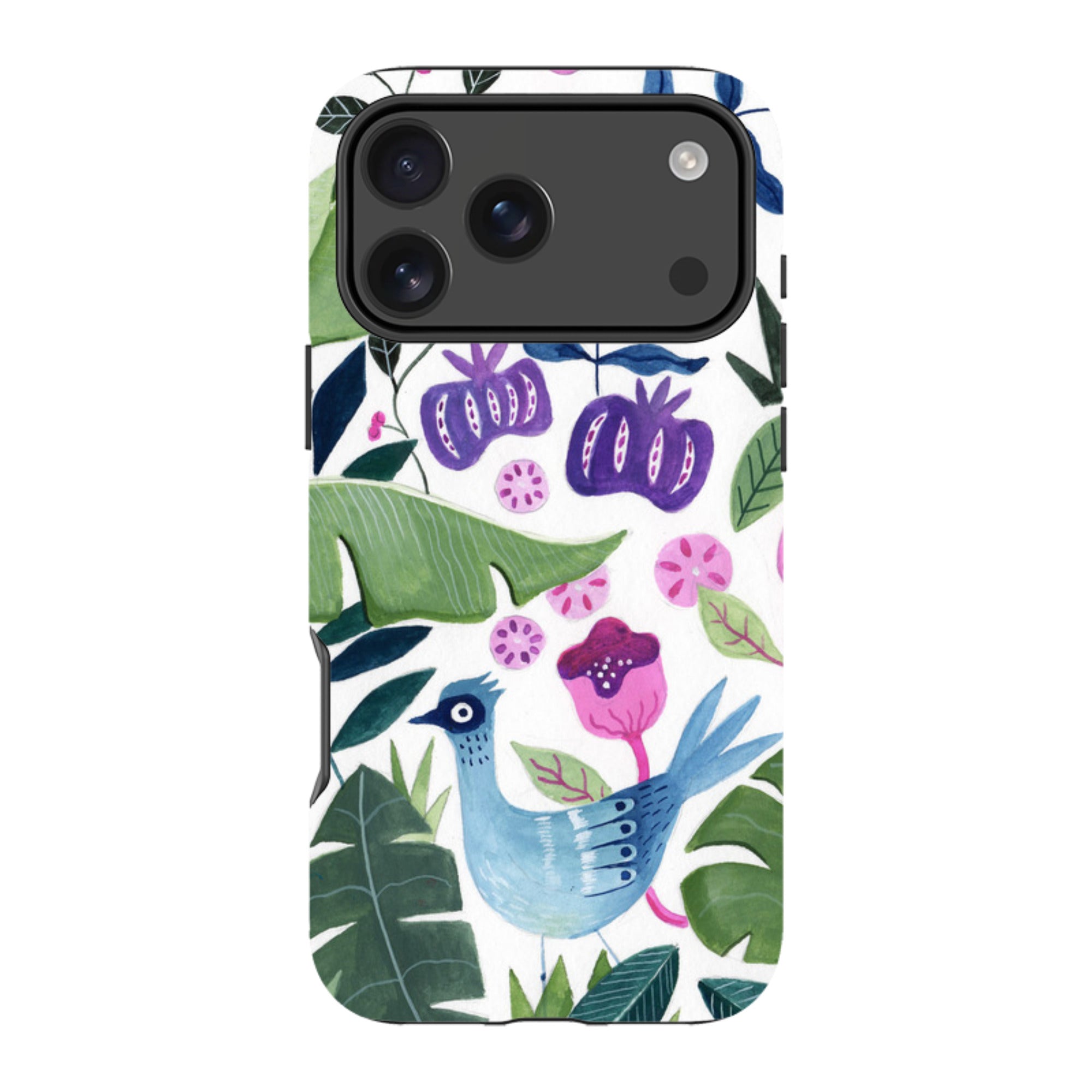iPhone Tough Case - Birds In Forest By Bex Parkin