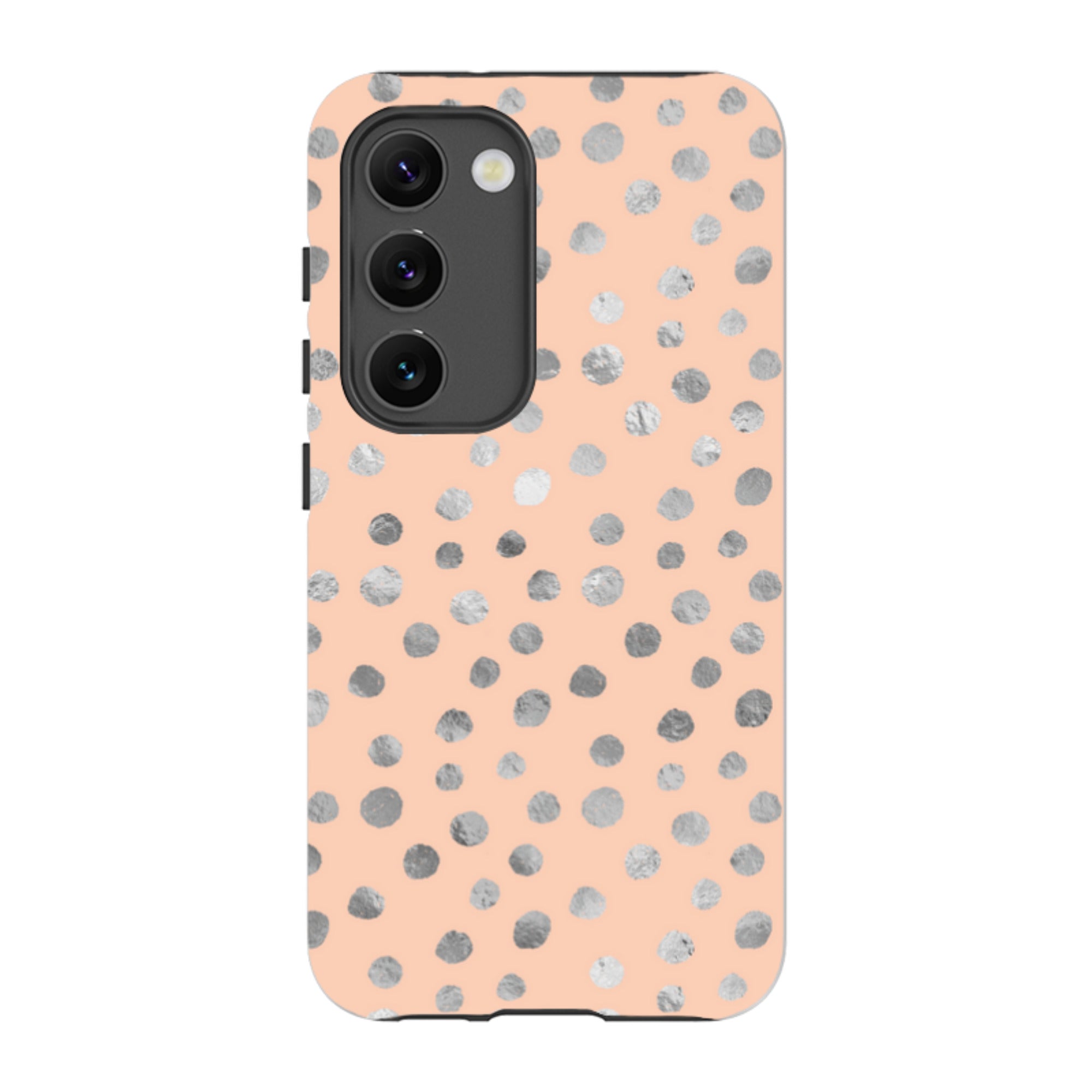 Samsung Tough Case - Pale and Silver Dots