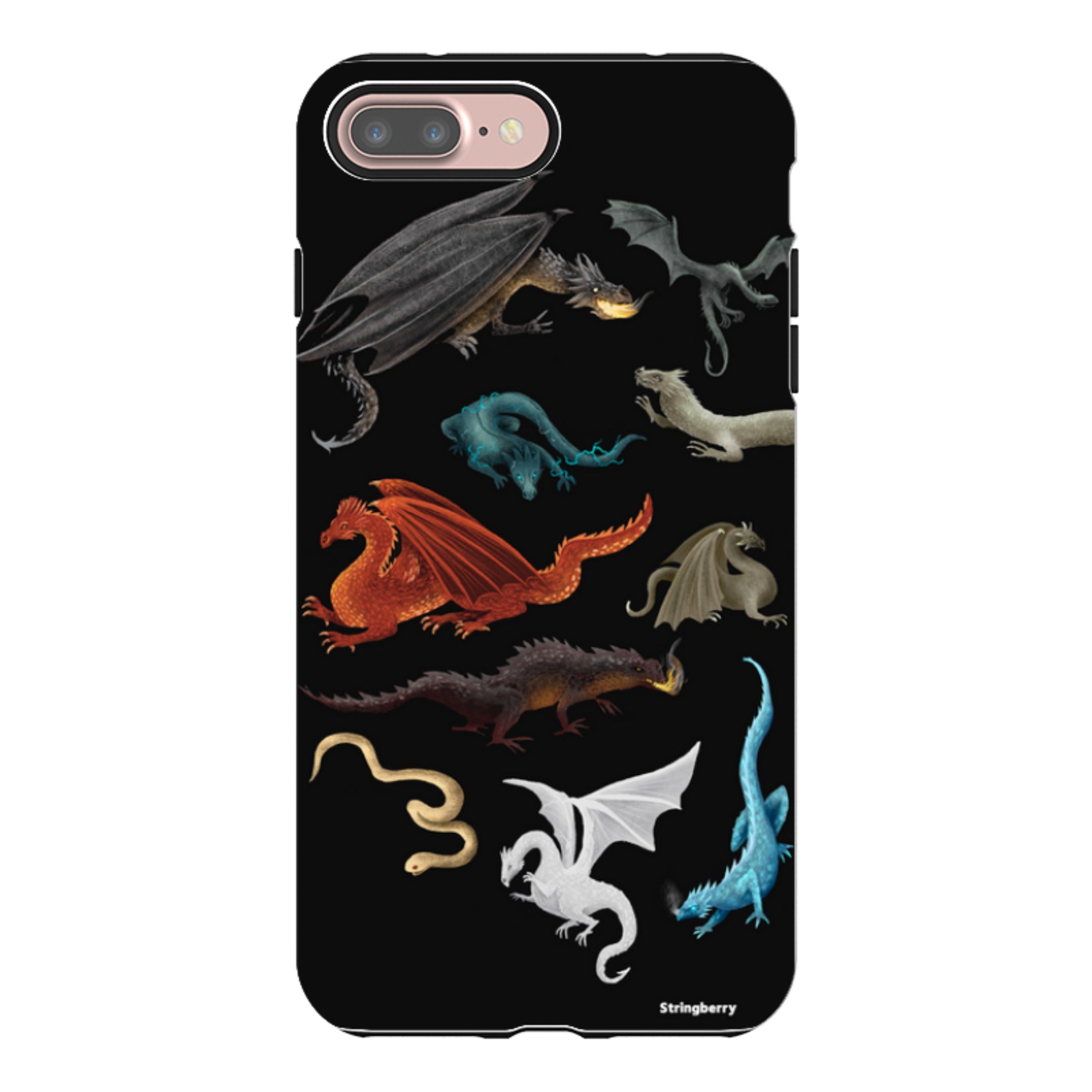 iPhone Tough Case - Dragons, Wyverns, Wyrms By Anna Stead