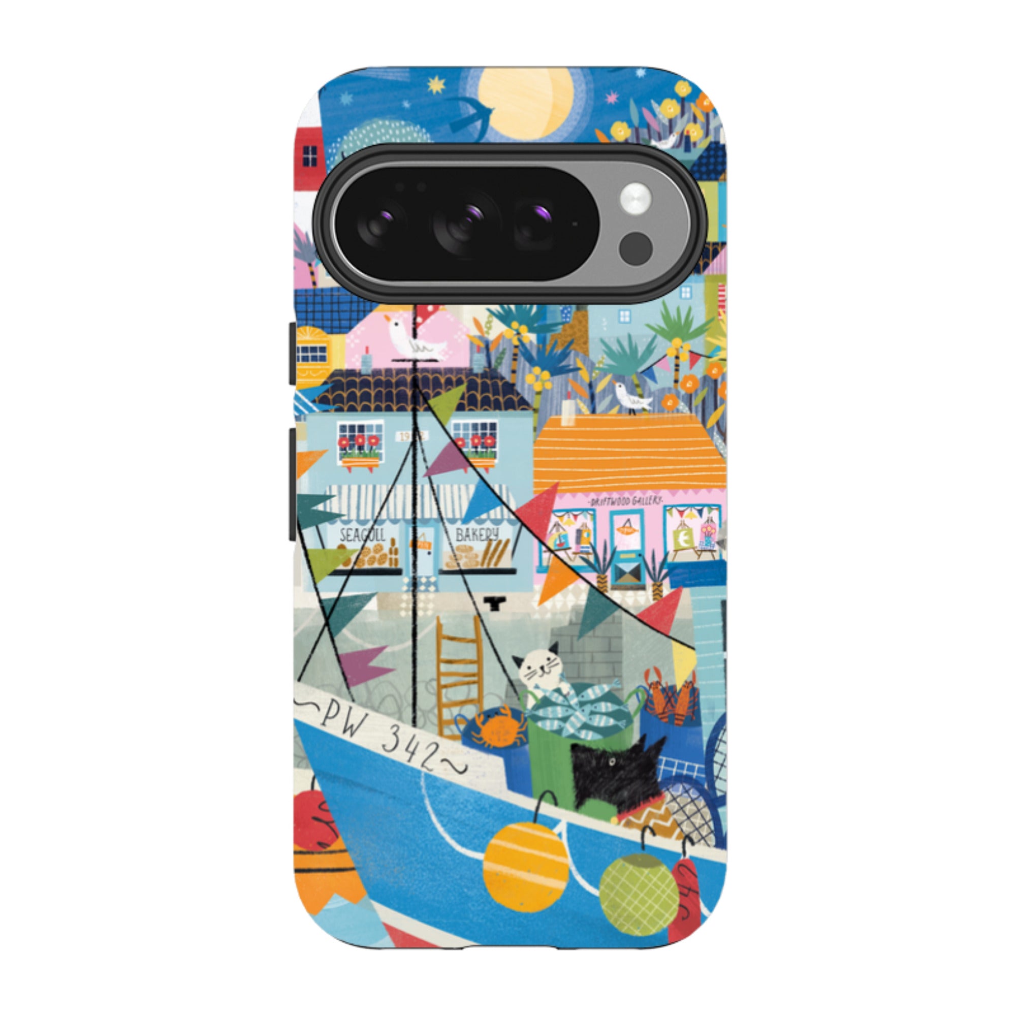 Google Tough Case - Night Harbour 2 By Ali Brookes