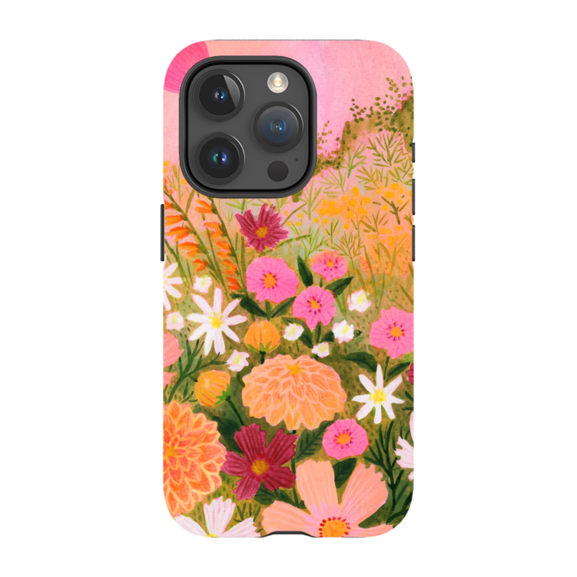 iPhone Tough Case - Flower Farm Sunset By Lee Foster Wilson