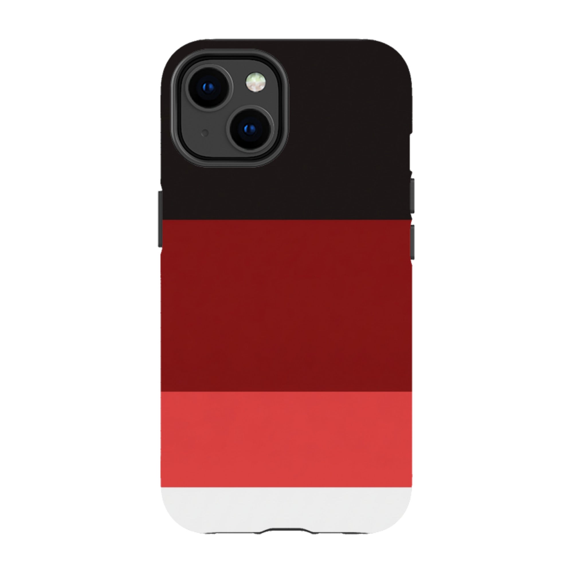 iPhone Tough Case - Crimson and Black Gradient
